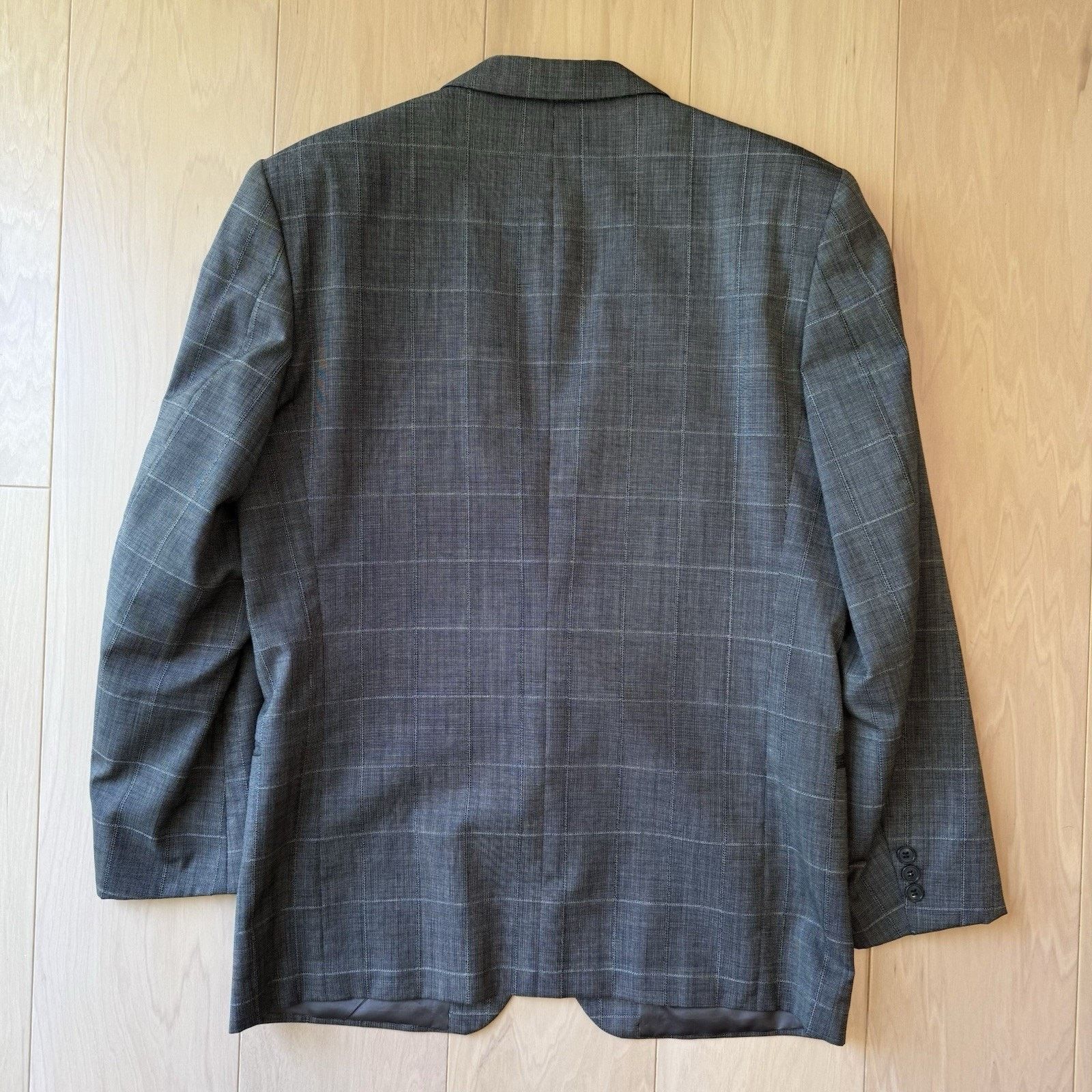 Yves Saint Laurent Yves Saint Laurent Blazer Large Dark Gray Striped Vintage Size 42R - 8 Thumbnail