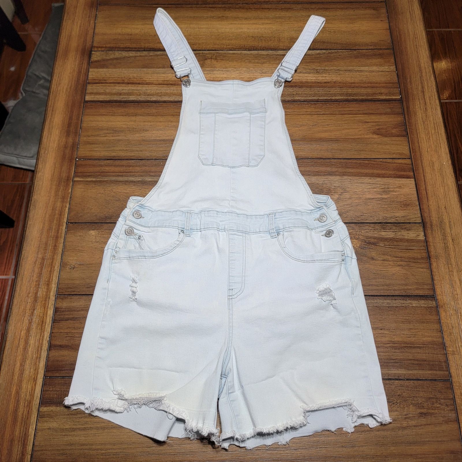 Other YMI Curvy Fit Light Wash Denim Shortalls - Size 15/32 Size 33" - 1 Thumbnail