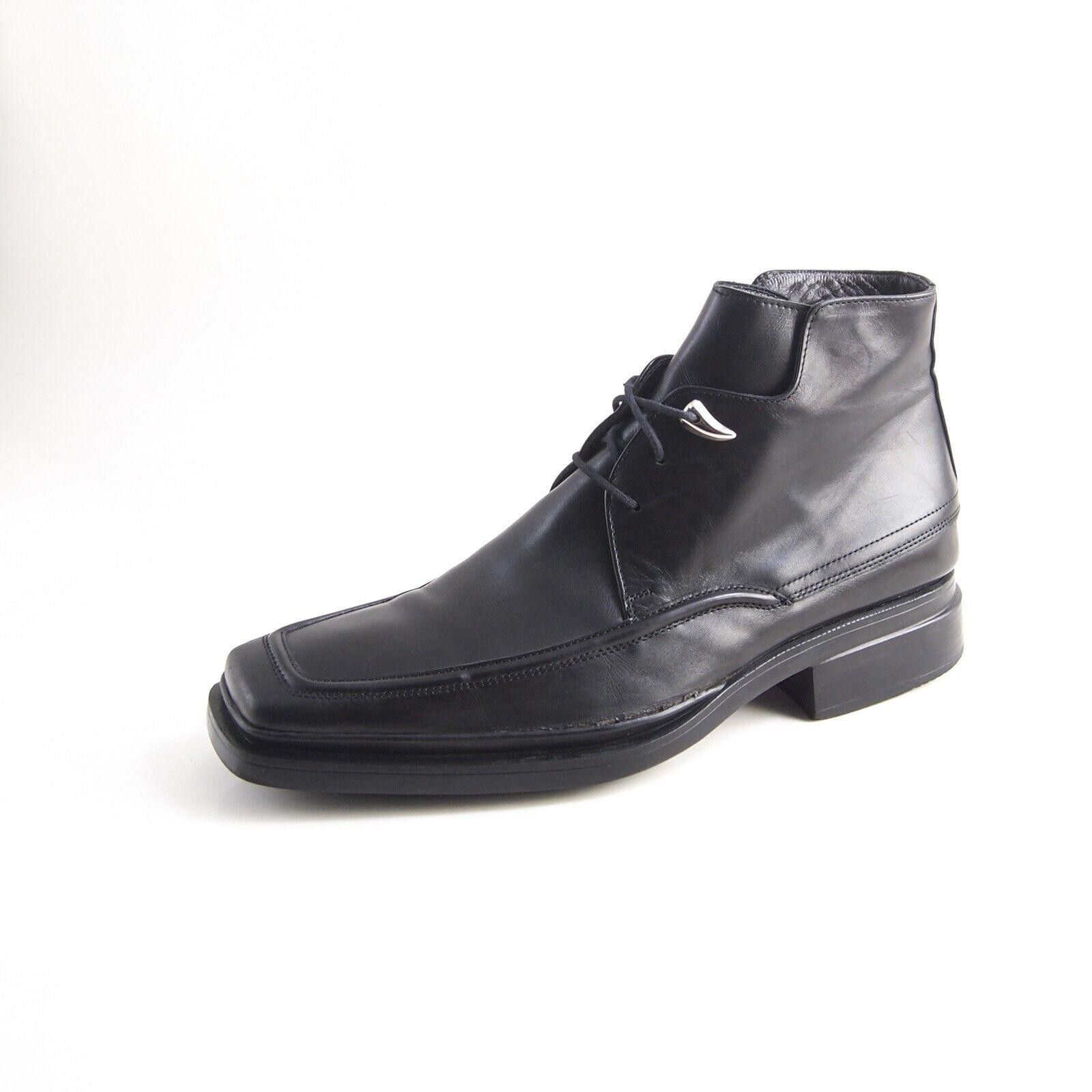 Paciotti Paciotti Chukka Boots Black Leather Mens US 8 EU 41 Size US 8 / EU 41 - 1 Thumbnail