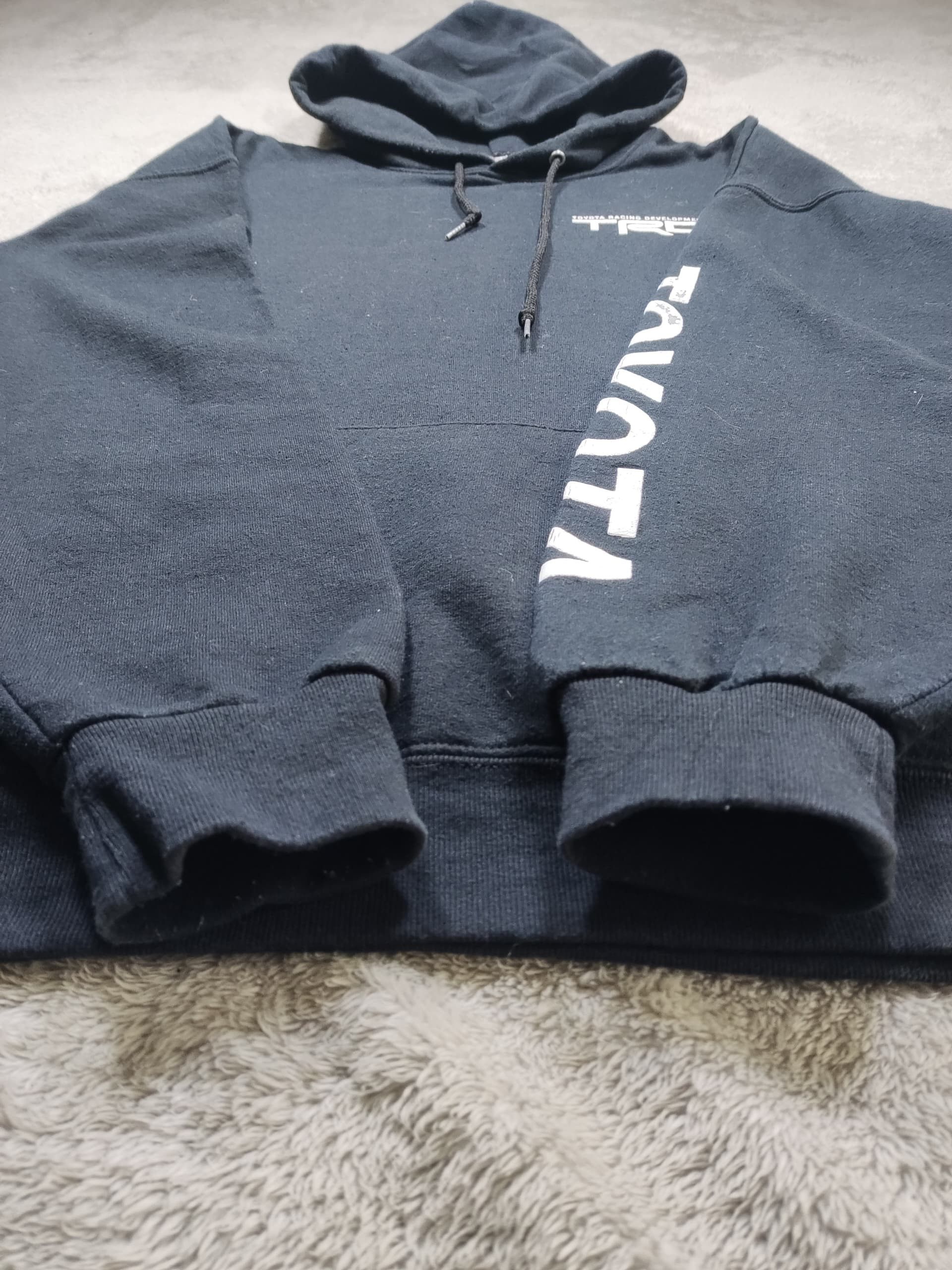 Vintage Toyota TRD Hoodie Black Pullover Sweatshirt Toyota Racing Size US XL / EU 56 / 4 - 6 Thumbnail