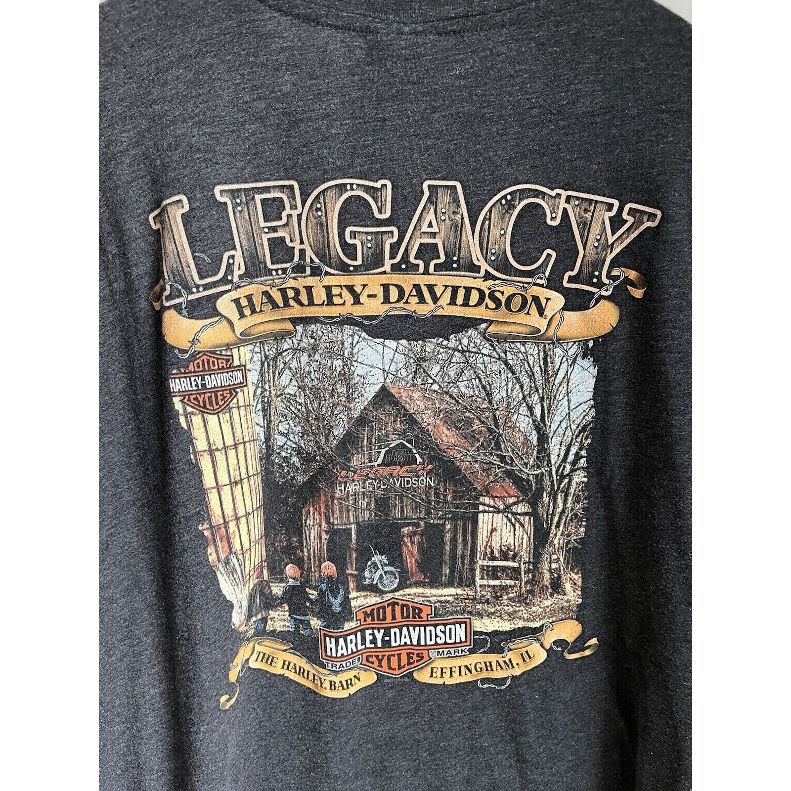 Harley Davidson VINTAGE STYLE HARLEY DAVIDSON MOTORCYLES GRAPHIC T SHIRT 3XL Size US XXL / EU 58 / 5 - 4 Thumbnail