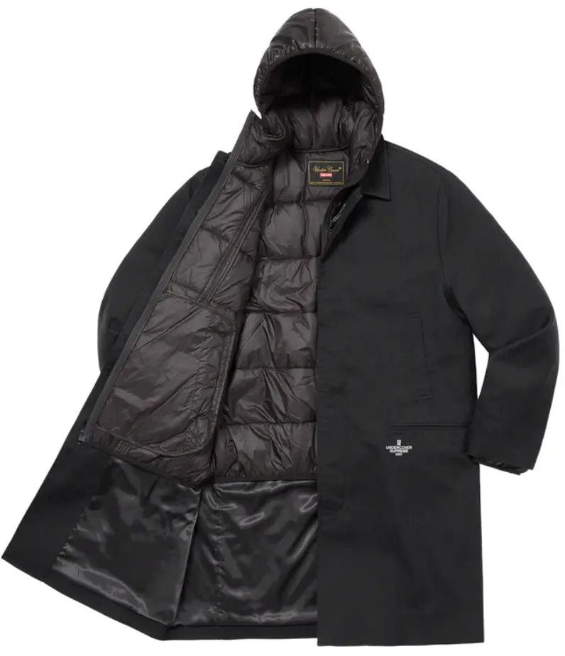Supreme × Undercover Supreme Undercover Trench Puffer Jacket, Black (Small) Size US S / EU 44-46 / 1 - 3 Thumbnail