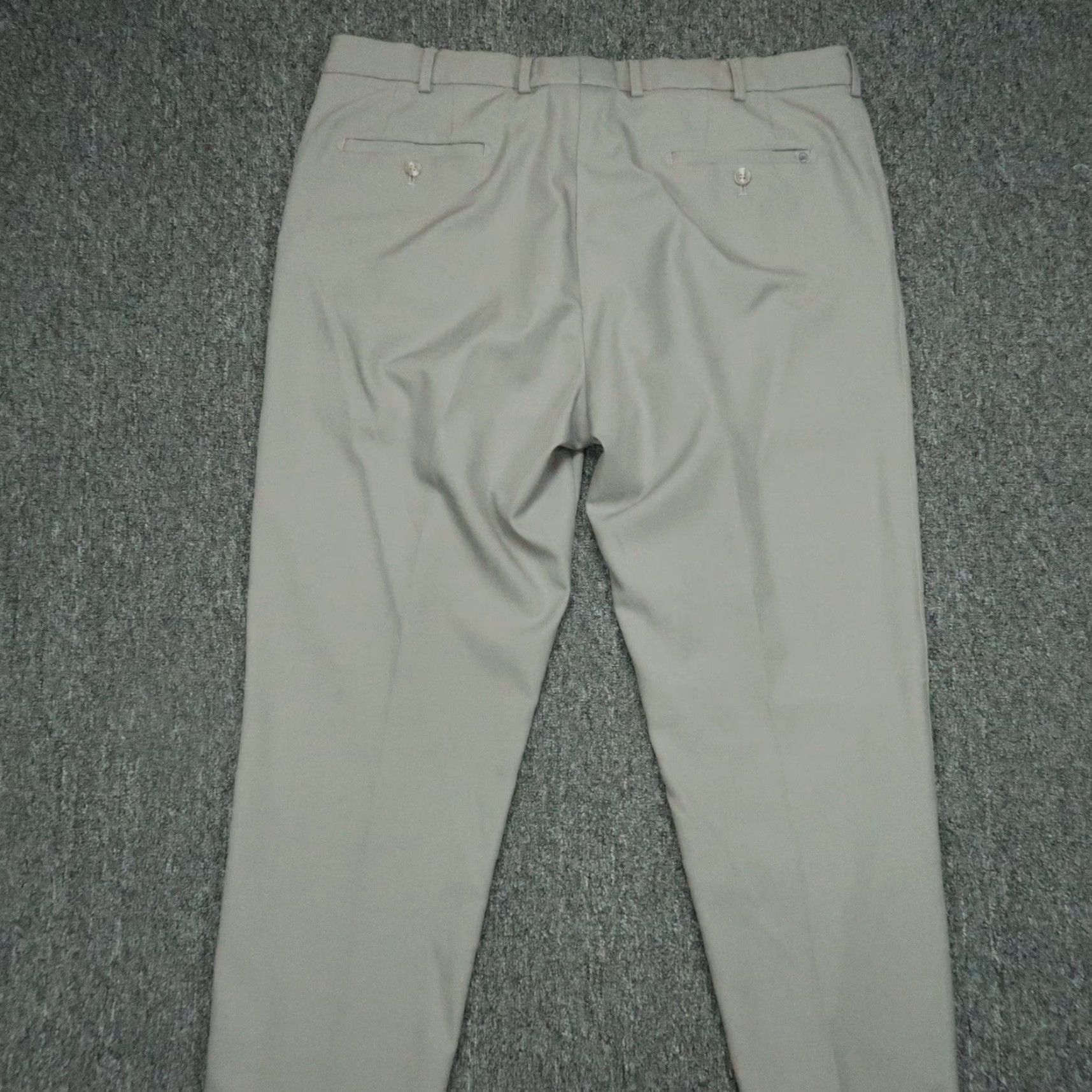 Peter Millar Peter Millar Pants Men 38x32 Gray Chino Lightweight Regular Straight Front Pockets Summer Rocking? Size US 38 / EU 54 - 4 Thumbnail
