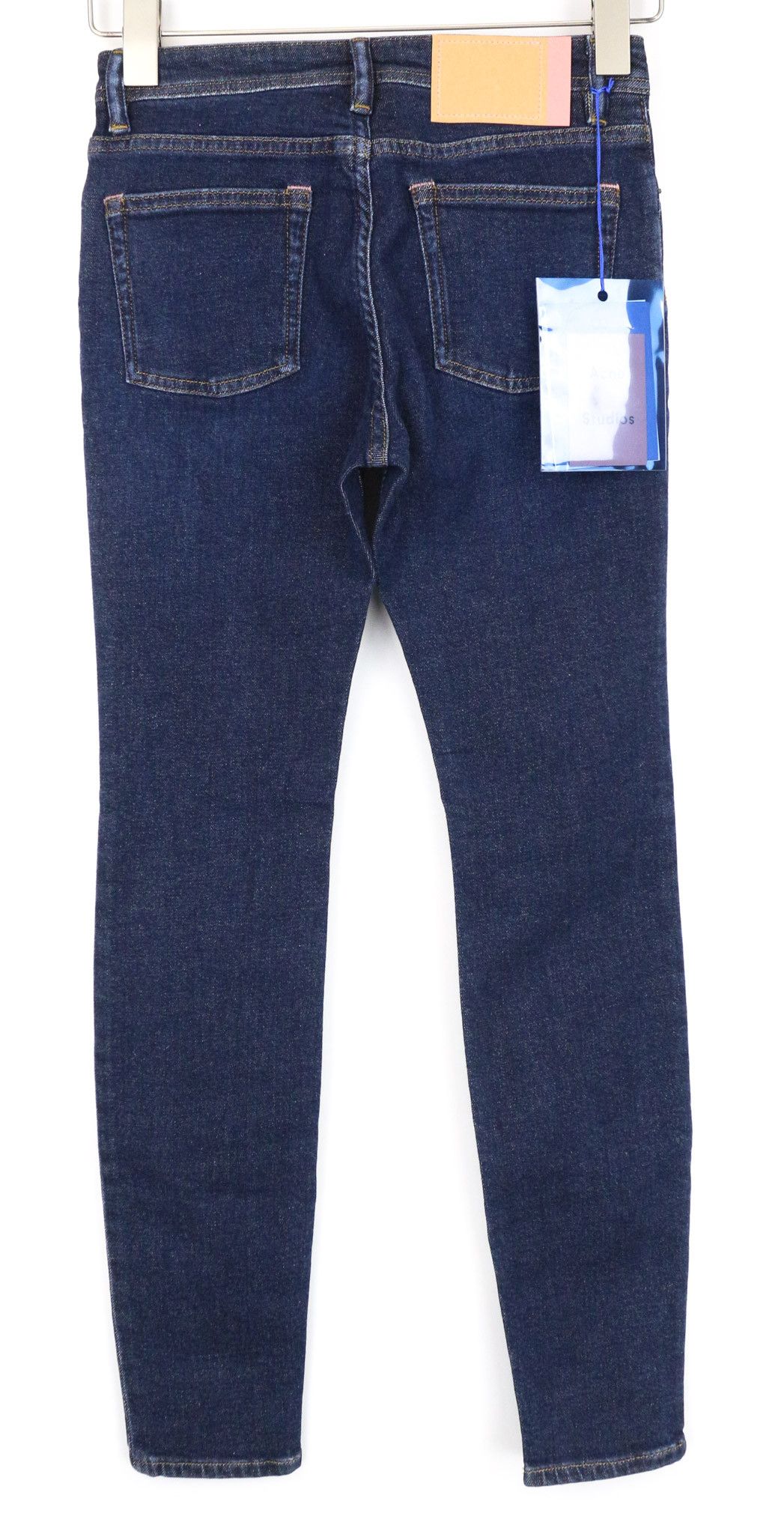 Acne Studios CLIMB W24/L32 Dark Blue Skinny Stretch Jeans 74517 Size 24" / US 00 / IT 34 - 2 Thumbnail