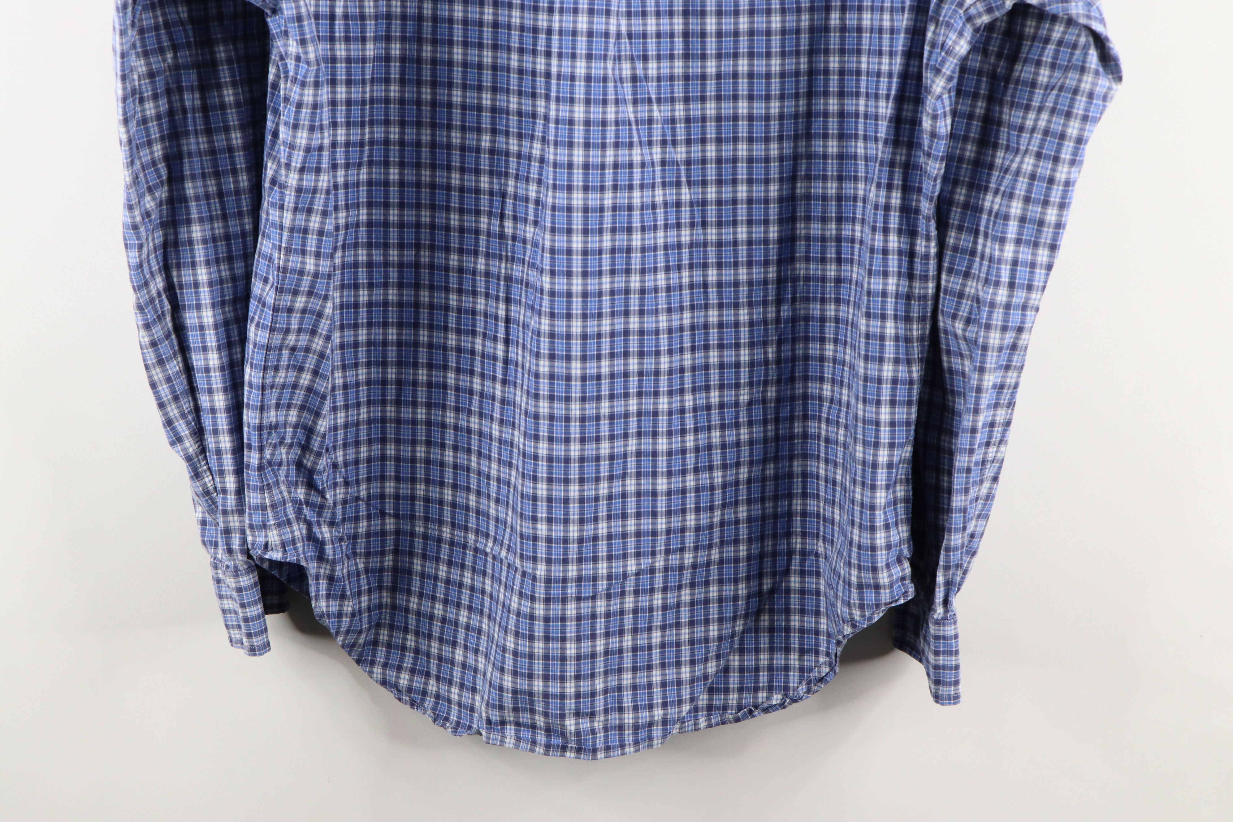 Polo Ralph Lauren Vintage 90s Ralph Lauren Fit Collared Button Down Shirt Blue Size US L / EU 52-54 / 3 - 9 Thumbnail