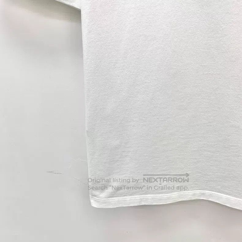 Prada Prada 23 white triangle cotton round-neck short-sleeved T- Size M / US 6-8 / IT 42-44 - 4 Thumbnail