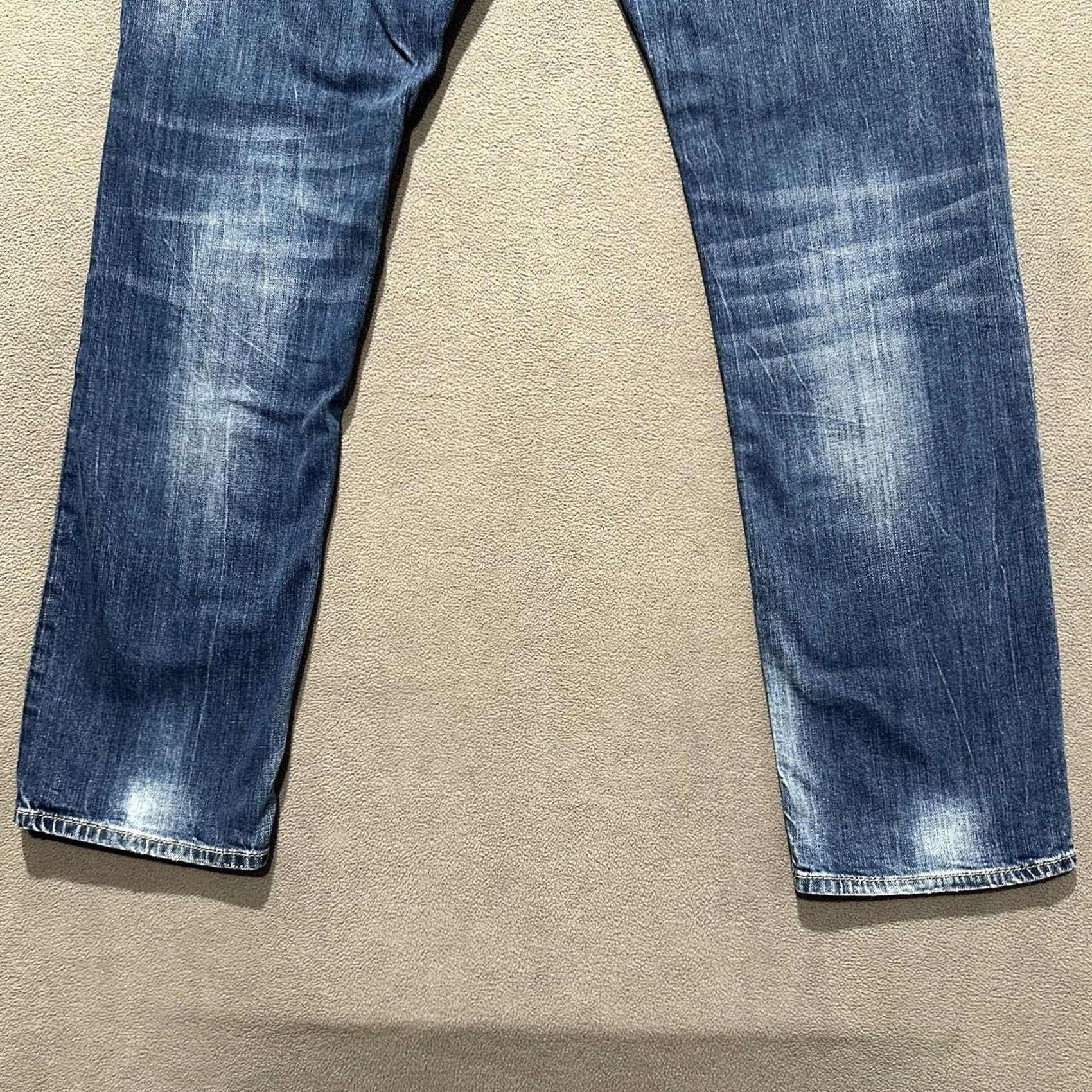 Vintage Herrlicher Jeans Mens 32x32 Blue Denim Tyler Slim Fit Faded GUC 5-Pocket Design Straight Slim Inseam 32" Regular Denim Size US 32 / EU 48 - 6 Thumbnail