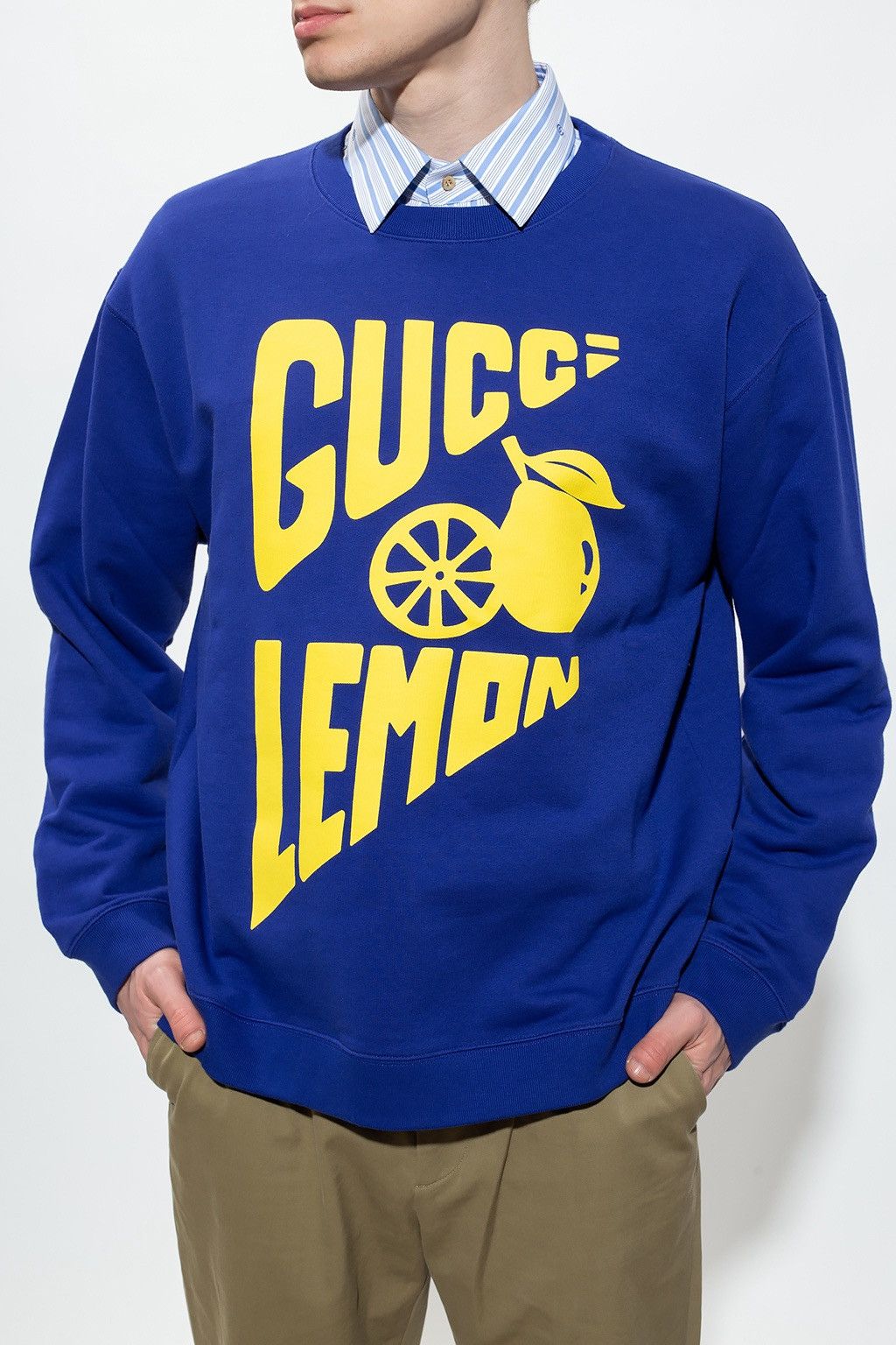 Gucci Gucci Lemon Sweatshirt Purple Size US M / EU 48-50 / 2 - 1 Thumbnail
