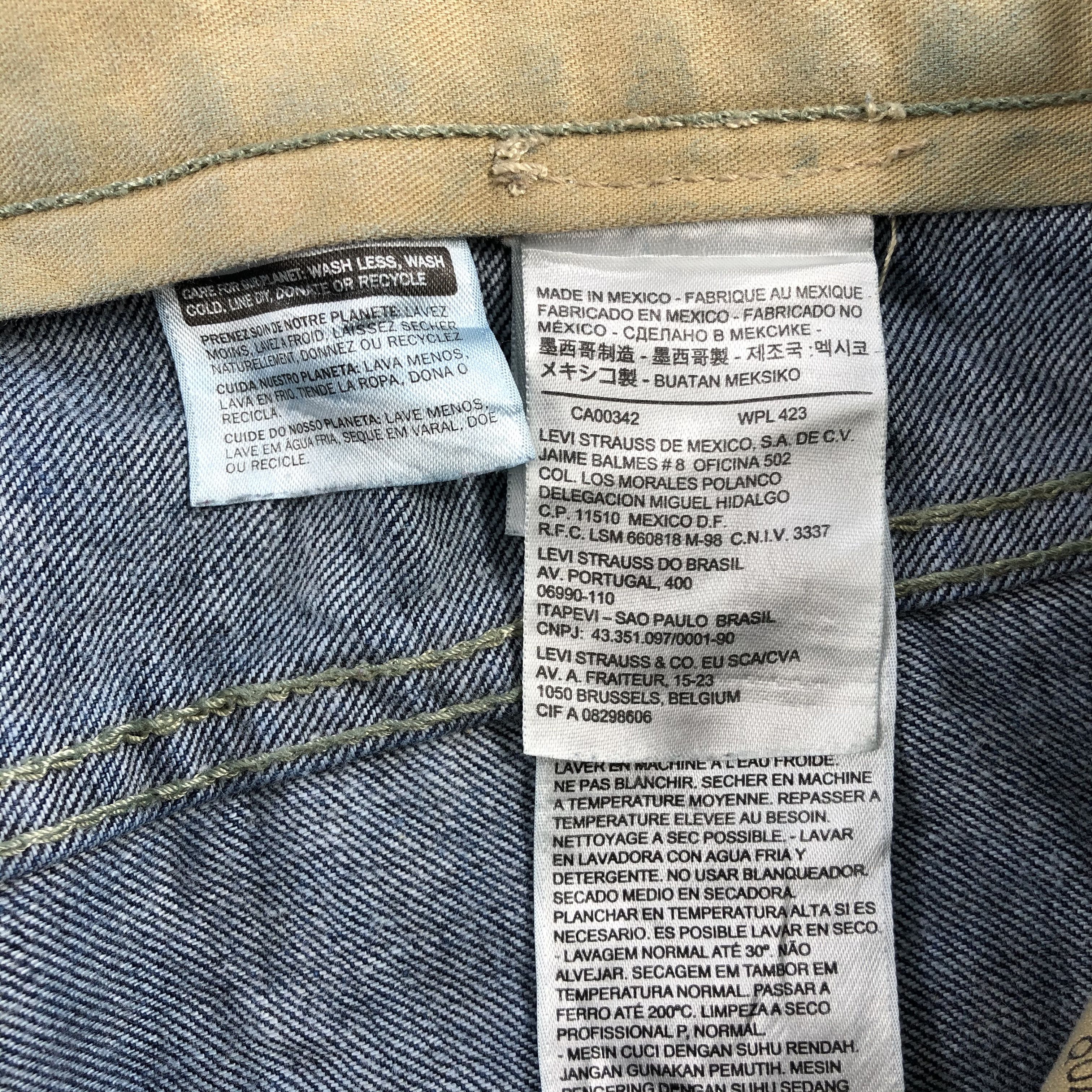 Levi's Vintage Levis 513 Jeans-JM1156 Size US 35 - 10 Thumbnail
