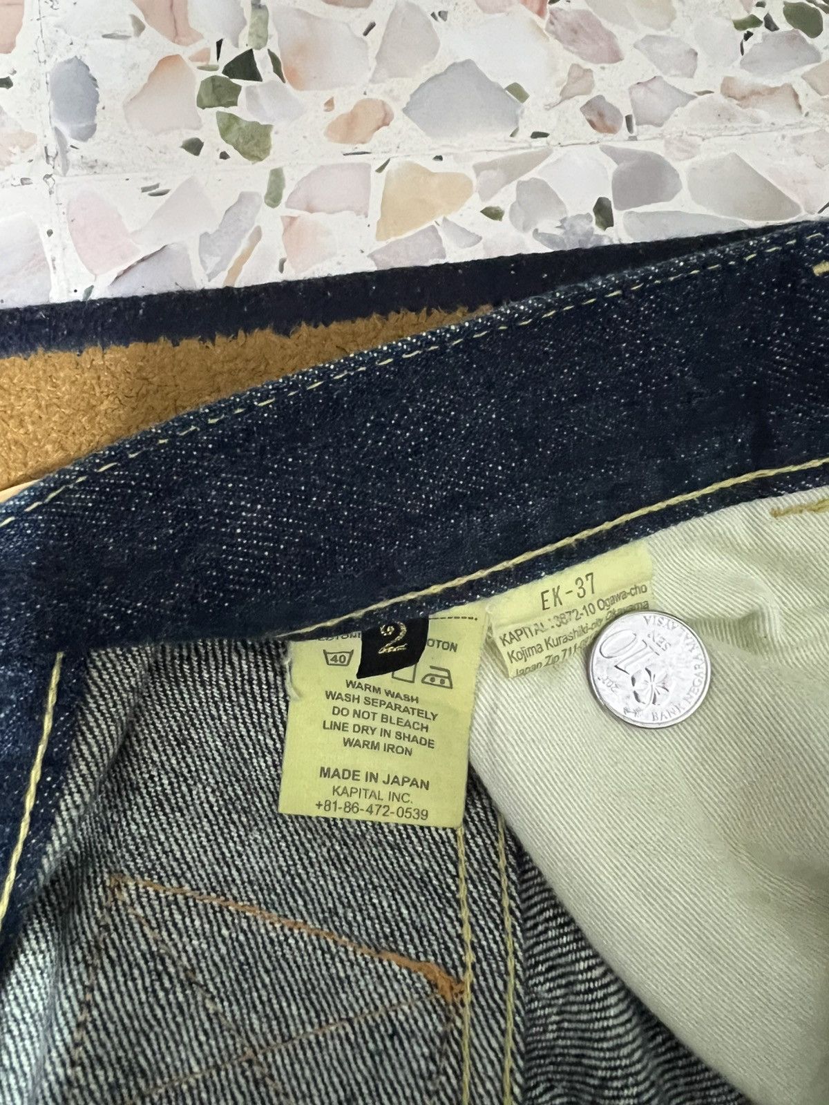 Kapital Kapital Cinch Back Work Denim Pants Made in Japan Size US 32 / EU 48 - 7 Thumbnail