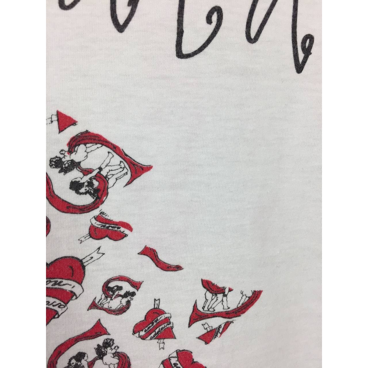 Vintage Vtg Stefanel Made In Italy Buon Natale Peace On Earth Tee Size US M / EU 48-50 / 2 - 8 Thumbnail