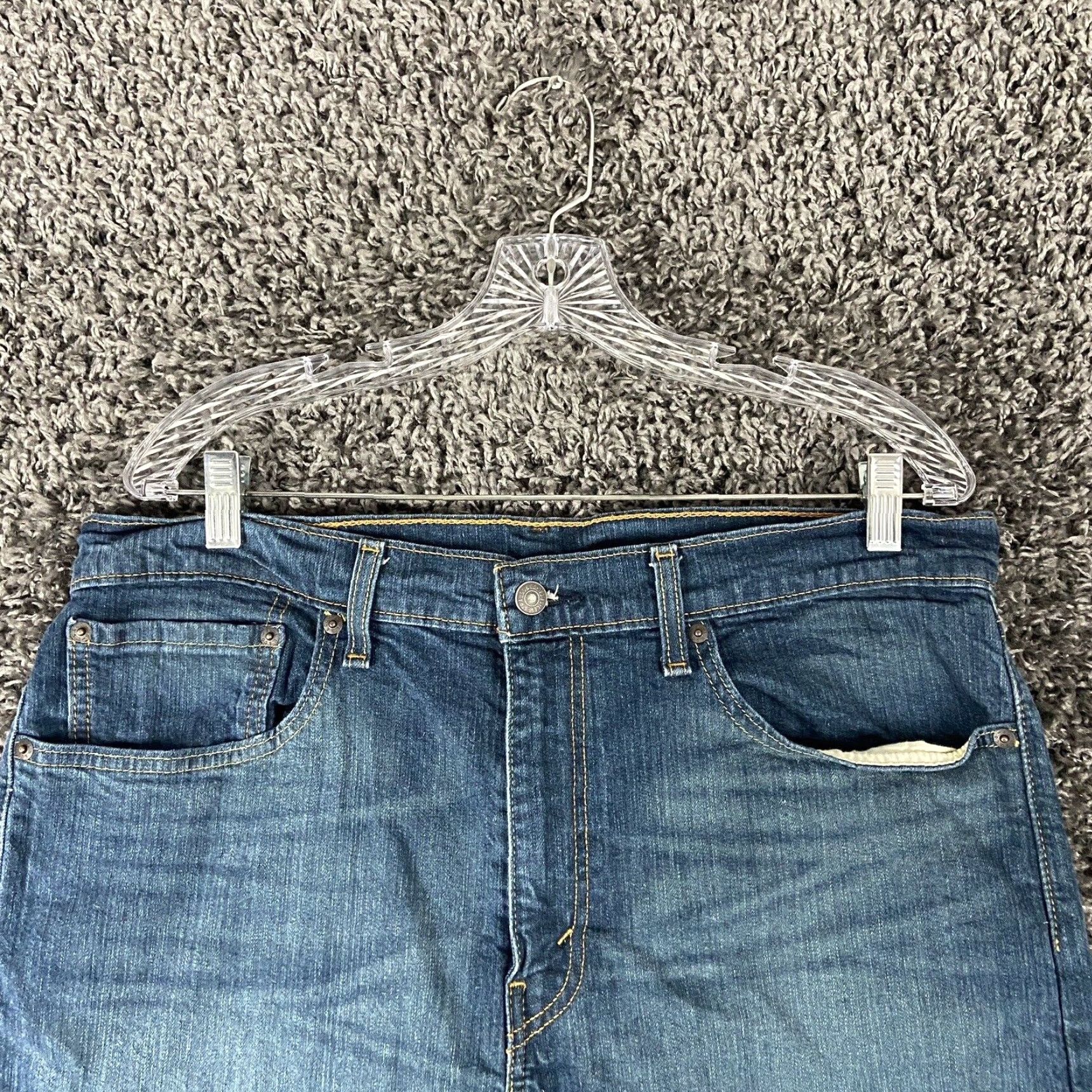 Levi's Levi's 502 Straight Jeans Adult 36x31 Blue Mens Size US 36 / EU 52 - 4 Thumbnail