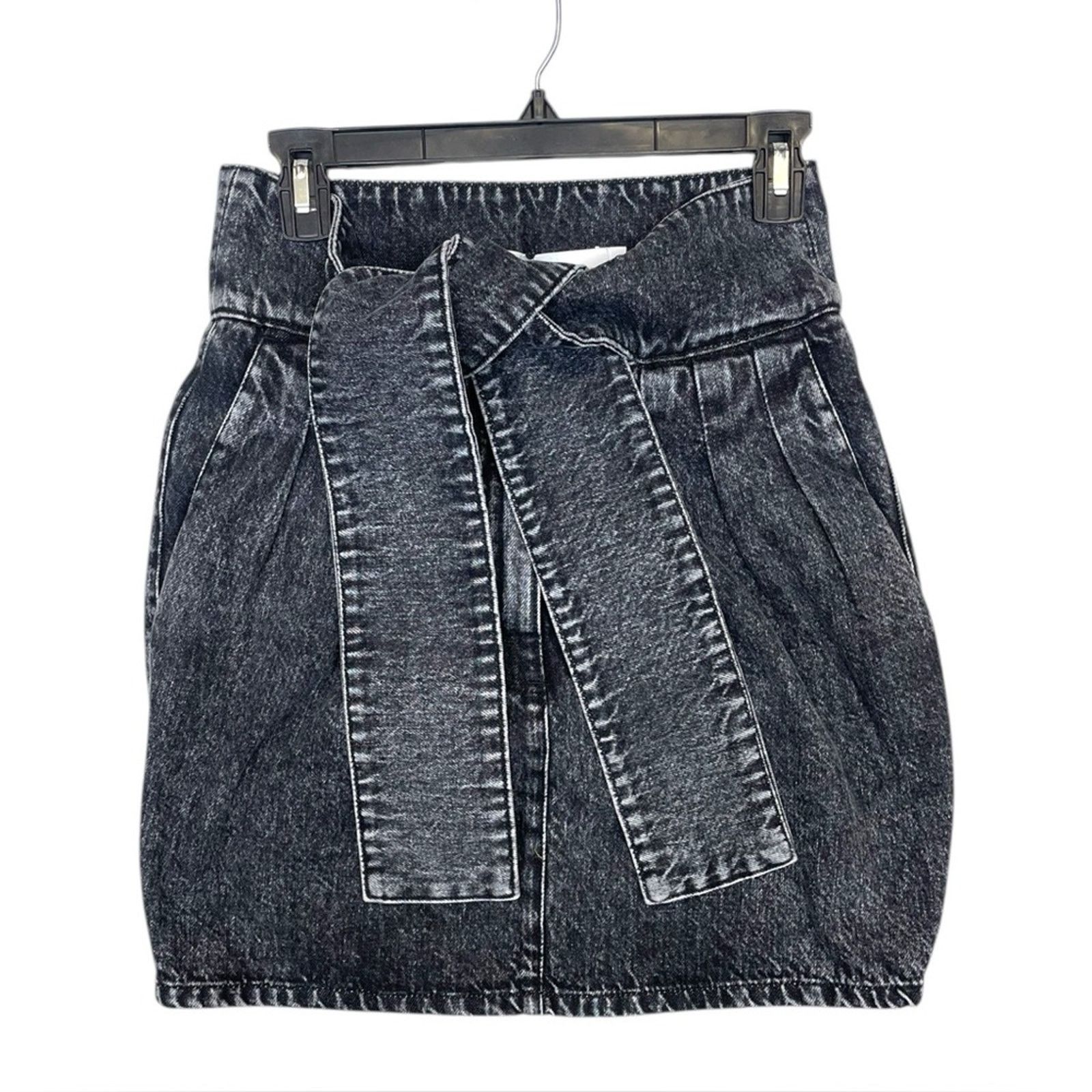 Iro NWT IRO Dark Gray Denim Skirt size 4 (FR 36) Size 26" / US 2 / IT 38 - 3 Thumbnail