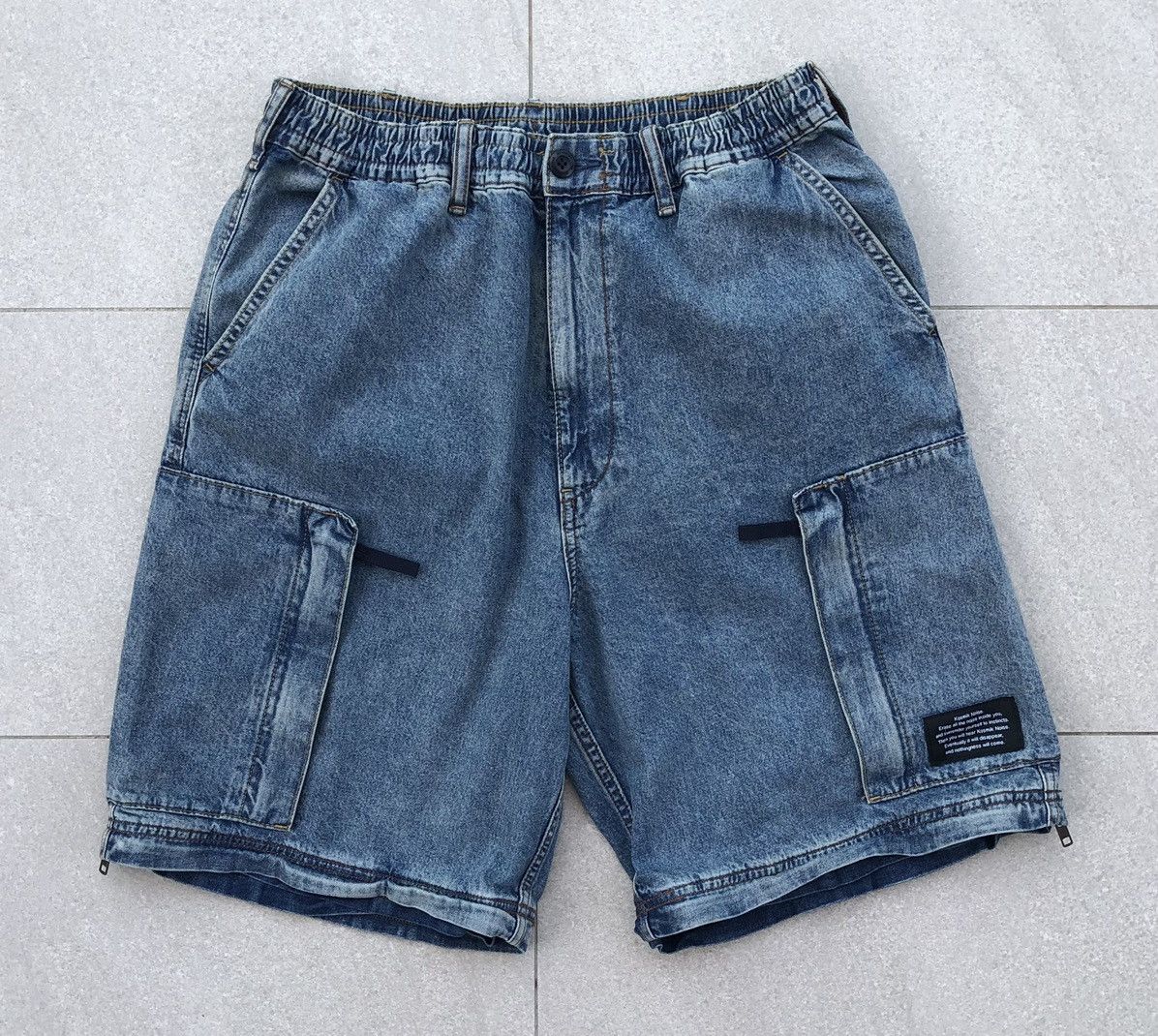Undercover Undercover x GU Denim Convertible Wide Cargo Pants Size US 34 / EU 50 - 5 Thumbnail