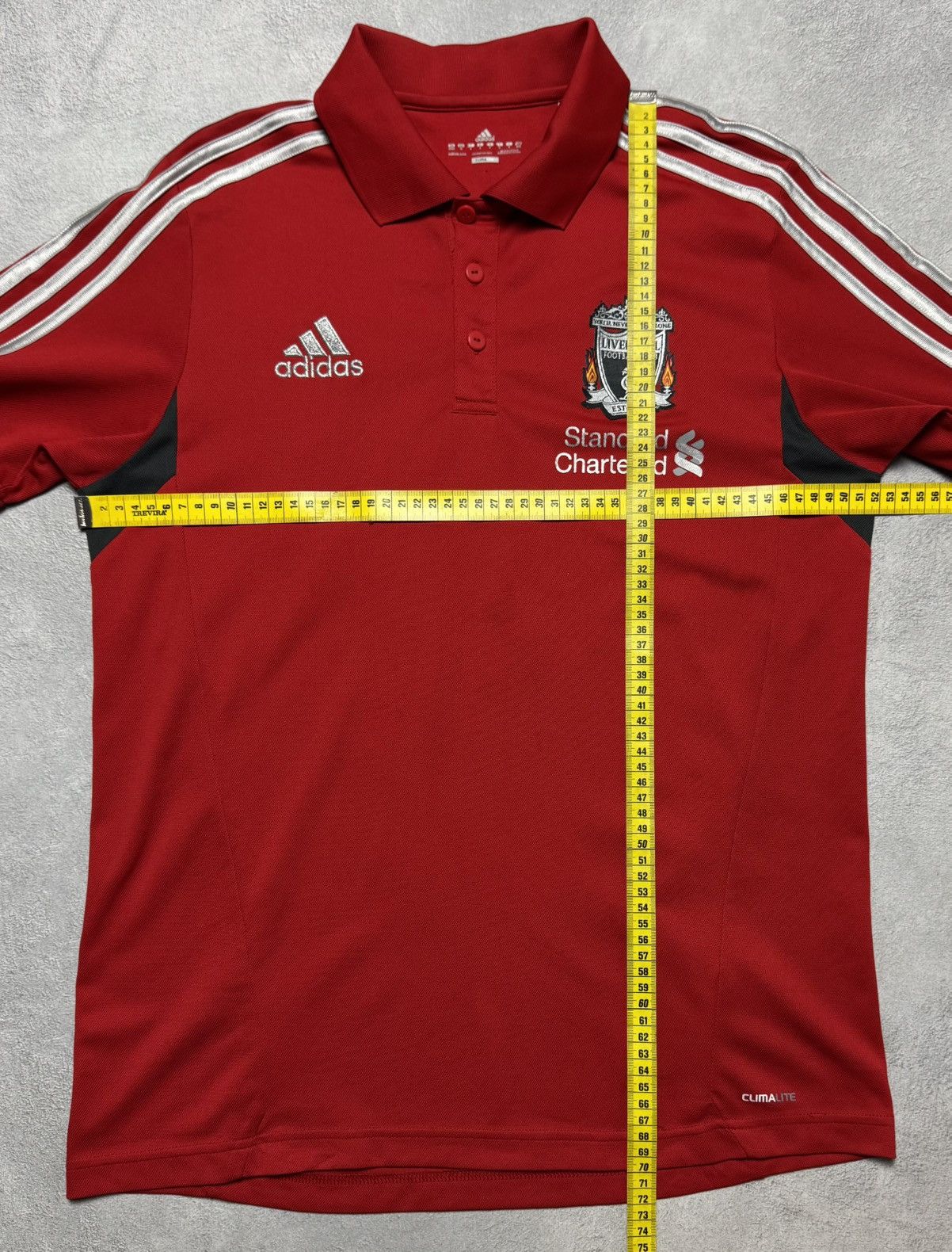 Adidas Liverpool 2011 2012 Football Soccer Polo Shirt Jersey Adidas Size US M / EU 48-50 / 2 - 14 Thumbnail