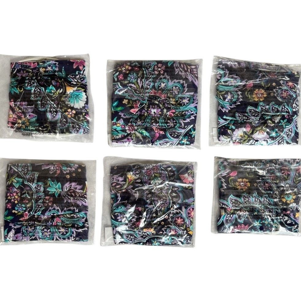 Vera Bradley Lot 6 Vera Bradley Cotton Mask, Adult Size Size ONE SIZE - 2 Thumbnail