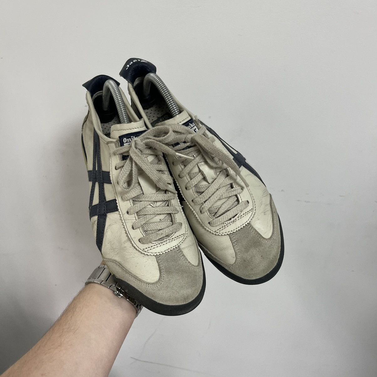Asics Vintage ASICS Tiger Onitsuka Leather Sneakers Size US 8 / EU 41 - 3 Thumbnail