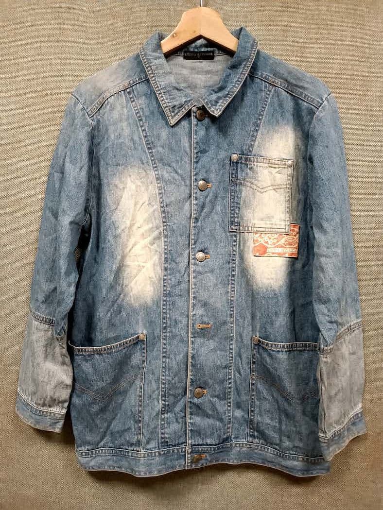 image of Cabane De Zucca x Denim Jacket Zuppa De Zucca Jacket Jeans in Blue Denim, Men's (Size Medium)