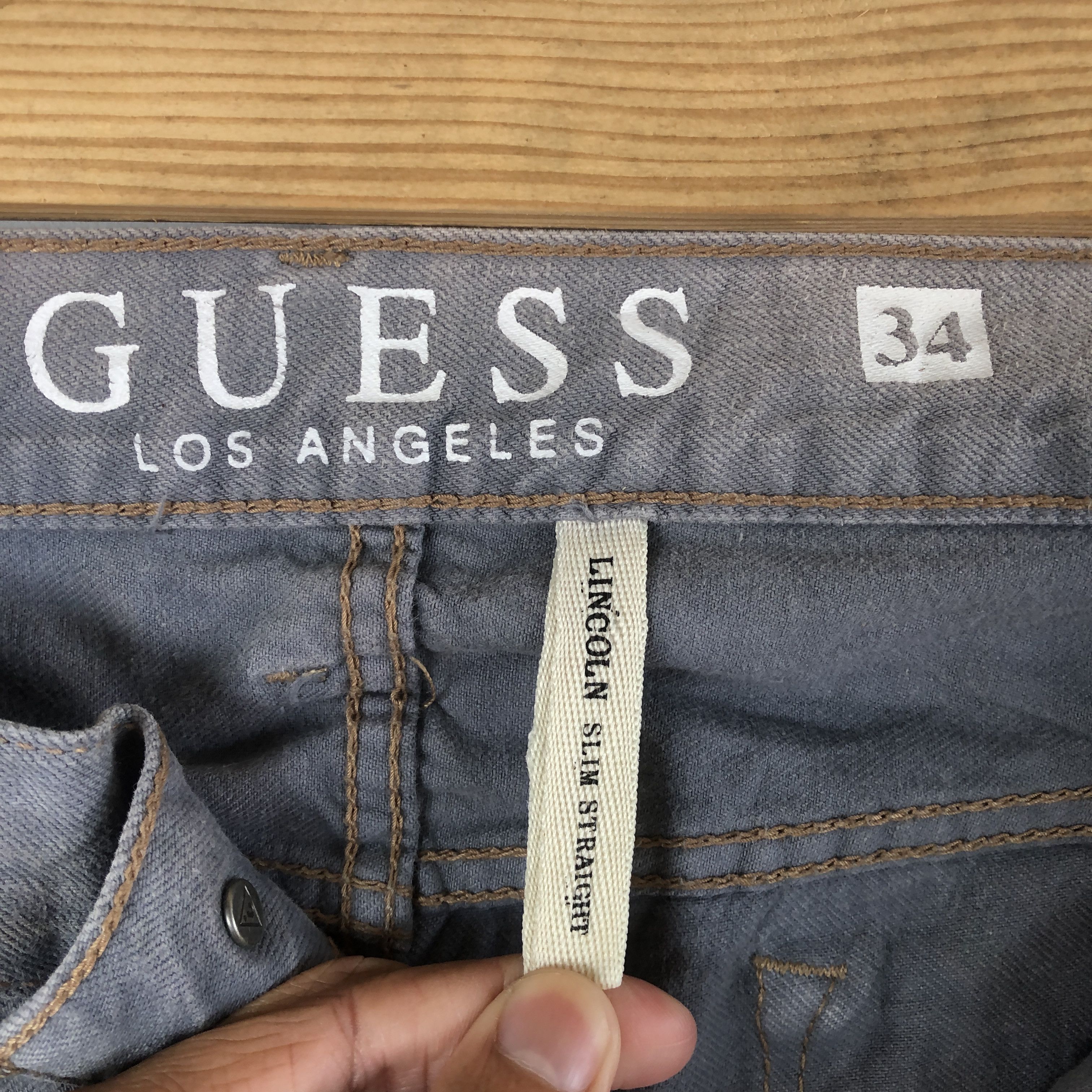 Guess Vintage Guess Jeans Sun Faded Guess Gray Denim Pants Size US 34 / EU 50 - 6 Thumbnail