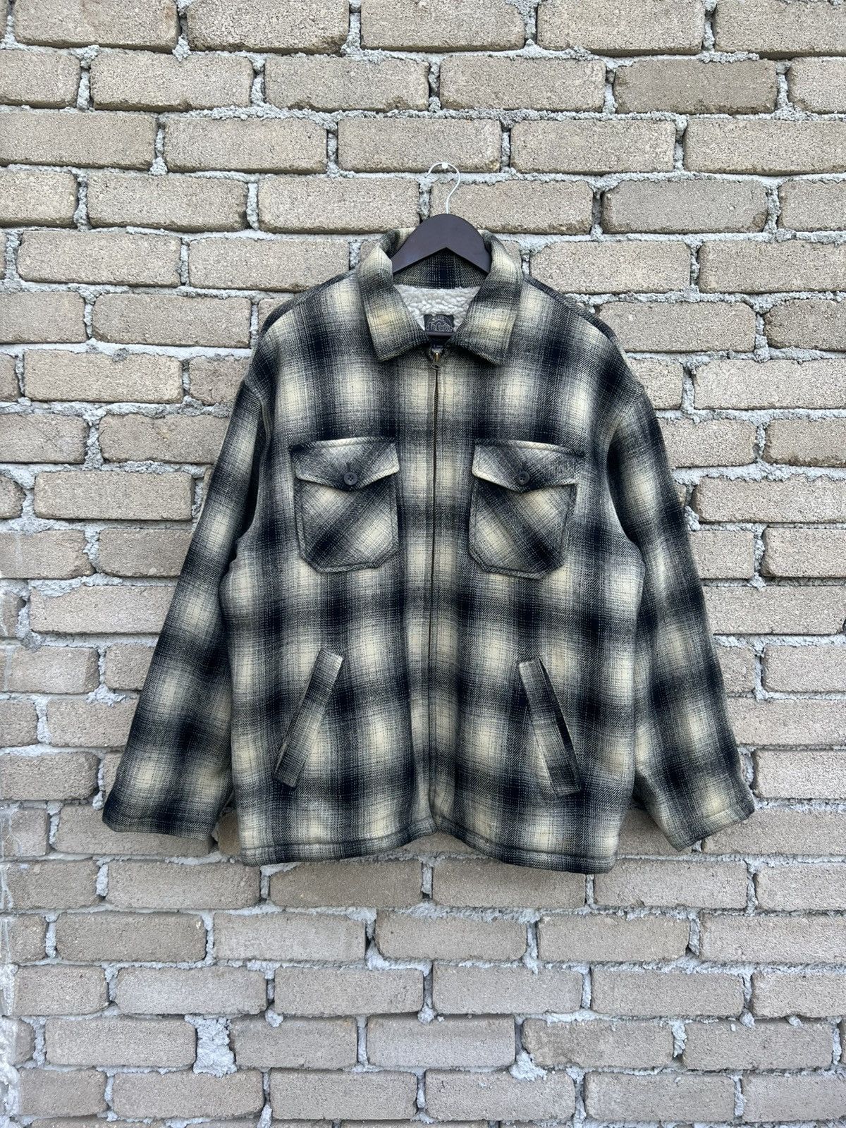 Vintage Vintage Lee Copper Wool Plaid Tartan Jacket Size US L / EU 52-54 / 3 - 2 Thumbnail