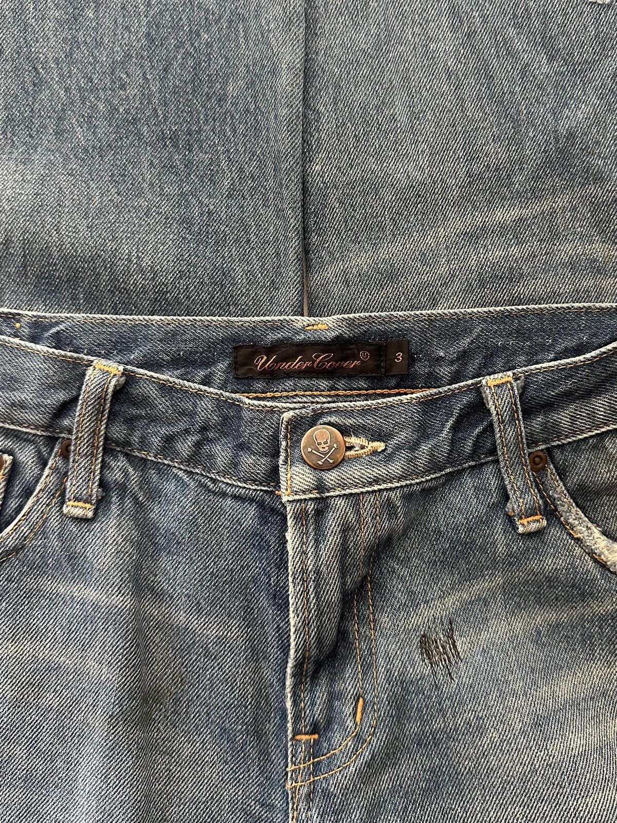 Undercover SS05 “But Beautiful” 58 Graffiti Denim Size US 30 / EU 46 - 8 Thumbnail