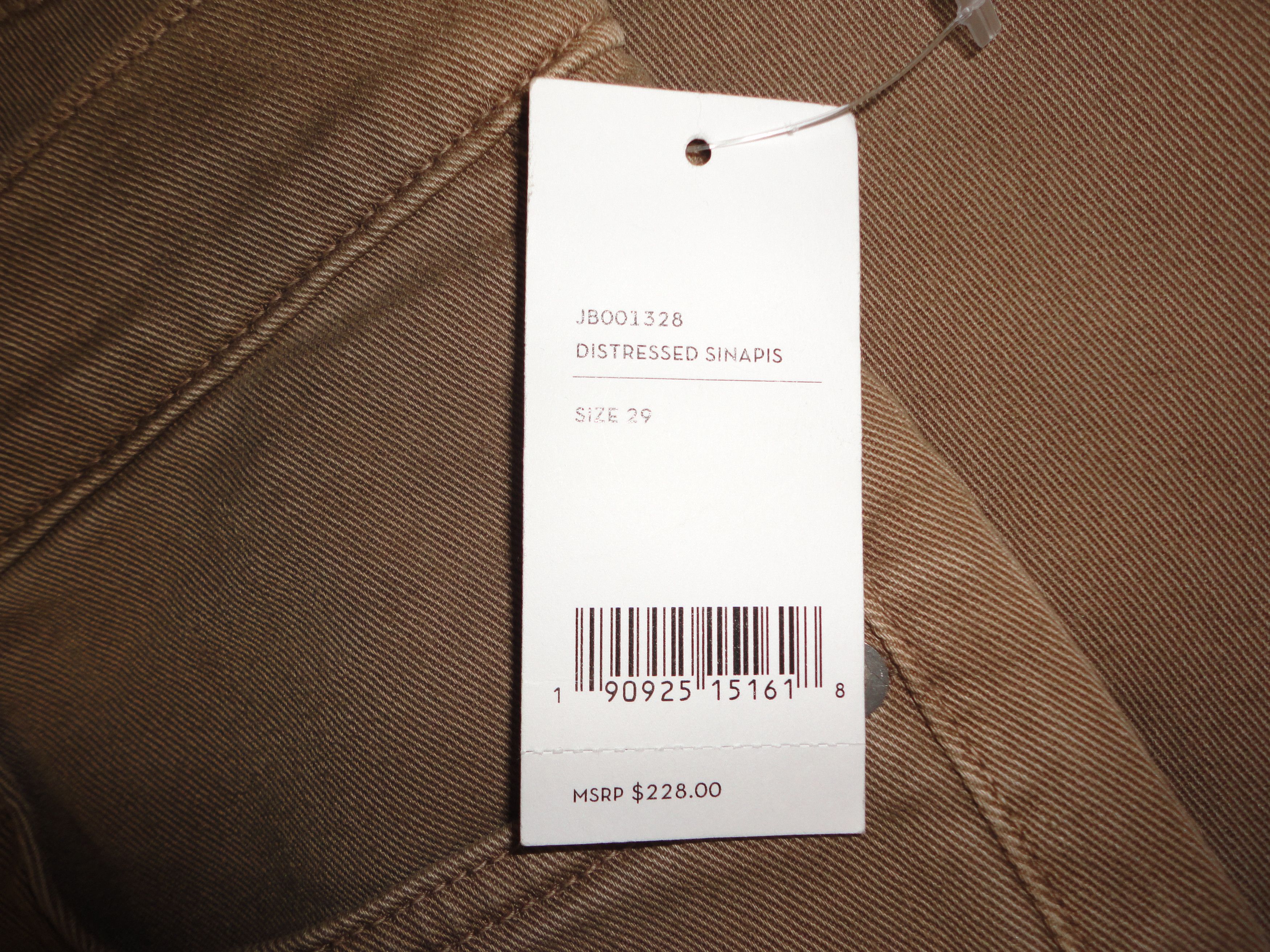 J Brand J BRAND "ELI" Premium Stretch Twill Pants NWT!! Sz 29x31 Size US 29 - 5 Thumbnail