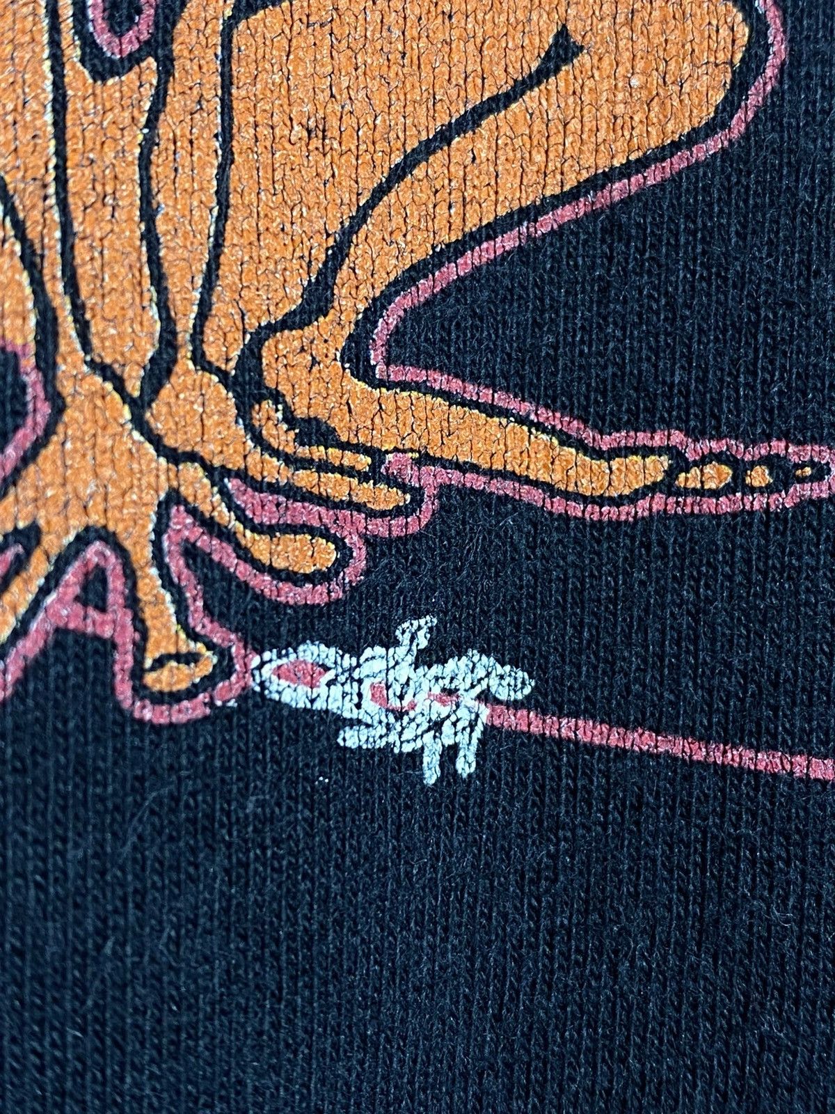 Metallica Vintage 90s Metallica Screen Stars Tag Long Sleeve Flame Size US L / EU 52-54 / 3 - 9 Thumbnail
