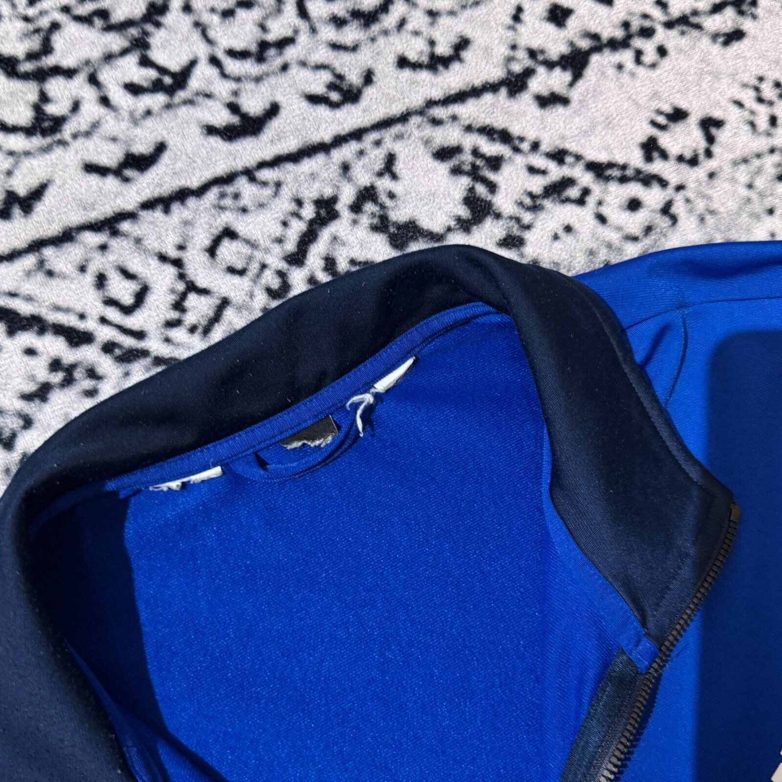 Adidas × Vintage Vintage Adidas Blue Black Polyester Tracksuit Jacket Size XL Size US XL / EU 56 / 4 - 8 Thumbnail