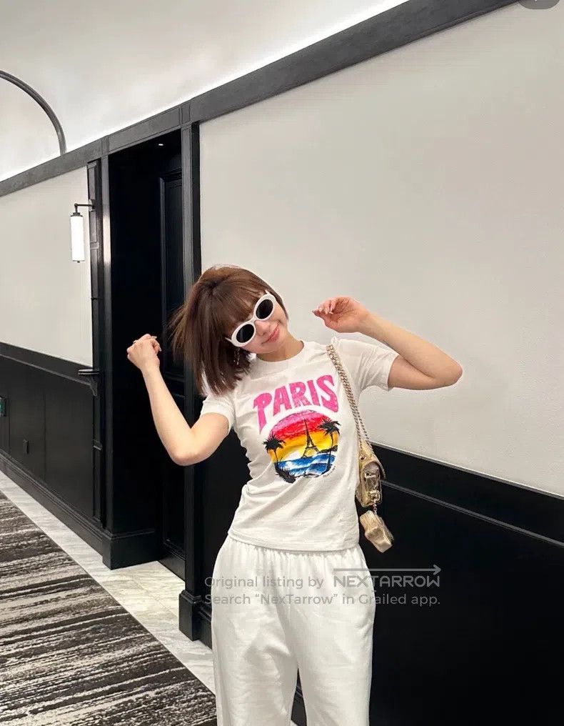 Balenciaga Balenciaga Vacation Style PARIS Slim Fit Small Size T-Shir Size XS / US 0-2 / IT 36-38 - 9 Thumbnail