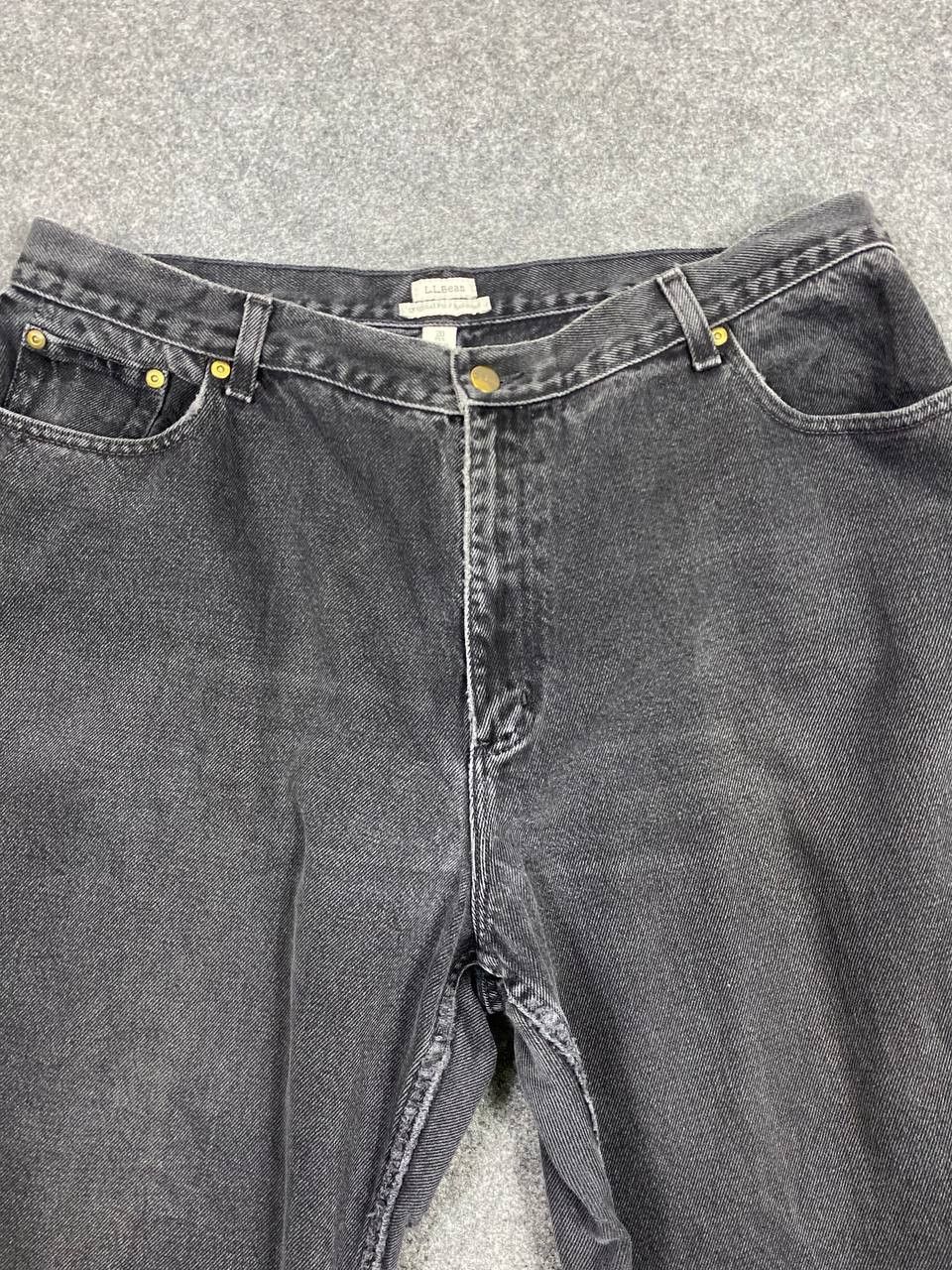L.L. Bean vintage 90s LL bean baggy denim nice design Size US 38 / EU 54 - 5 Thumbnail