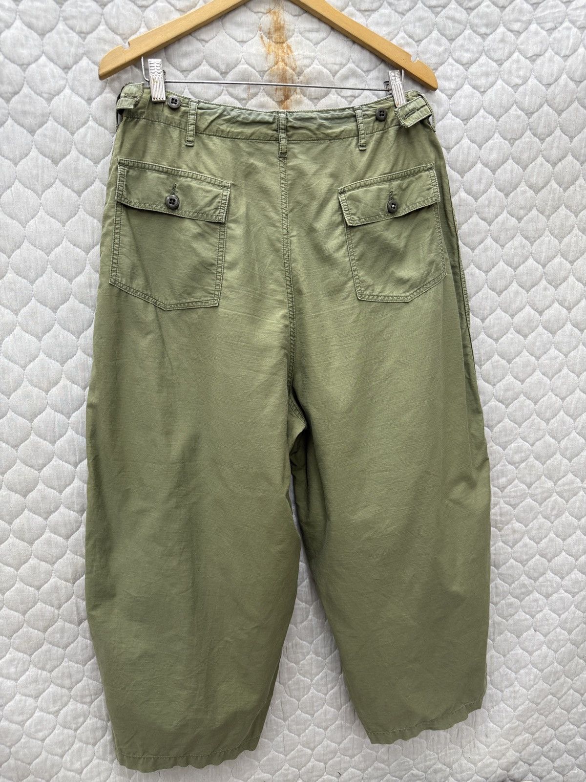 Needles 🔥🔥🔥ARCHIVE VINTAGE NEEDLES MILITARY STYLE PANTS Size US 33 - 7 Thumbnail