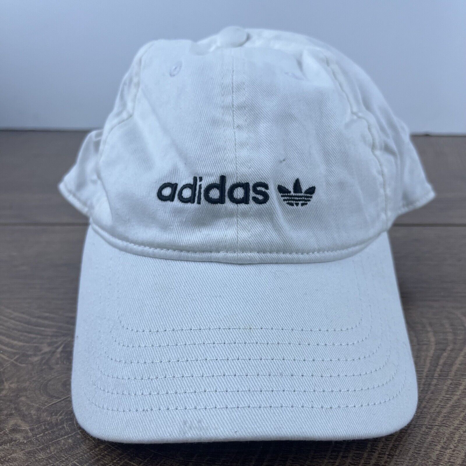 Adidas Adidas Hat Adidas Adjustable Hat White Adjustable Hat White Size ONE SIZE - 2 Thumbnail