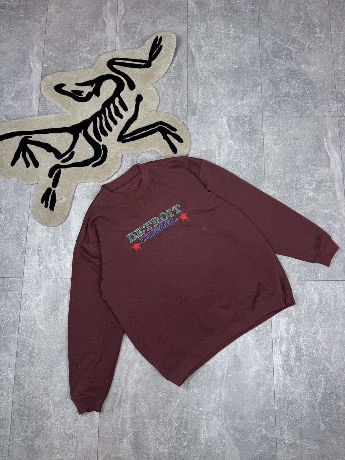Diesel × Vintage Mens Vintage Diesel Detroit jeans sweatshirt rare USA y2k Size US M / EU 48-50 / 2 - 1 Thumbnail
