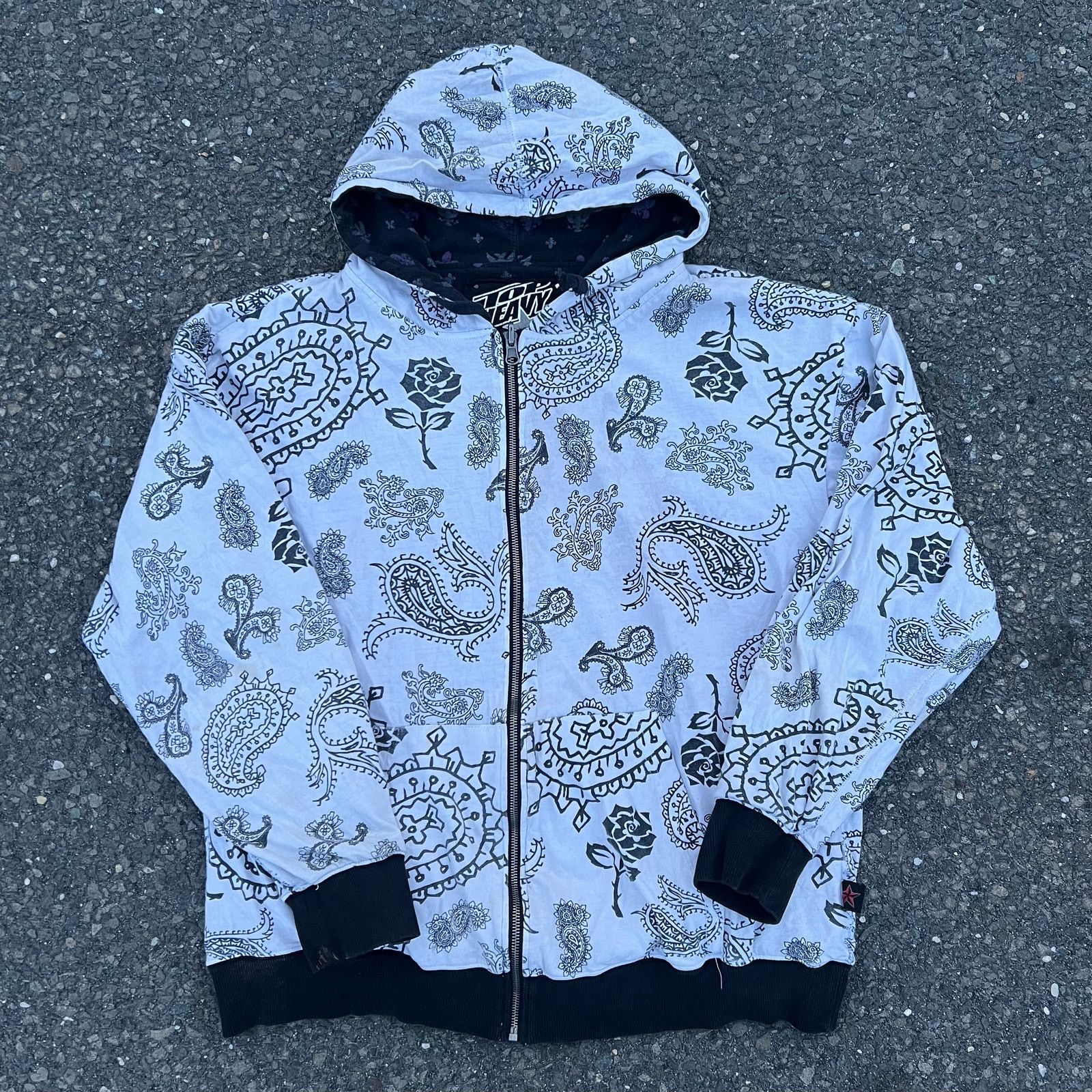 Streetwear × Vintage Vintage top heavy reversible zip hoodie y2k aop sweatshirt | Grailed Streetwear × Vintage Vintage top heavy reversible zip hoodie y2k aop sweatshirt | Grailed