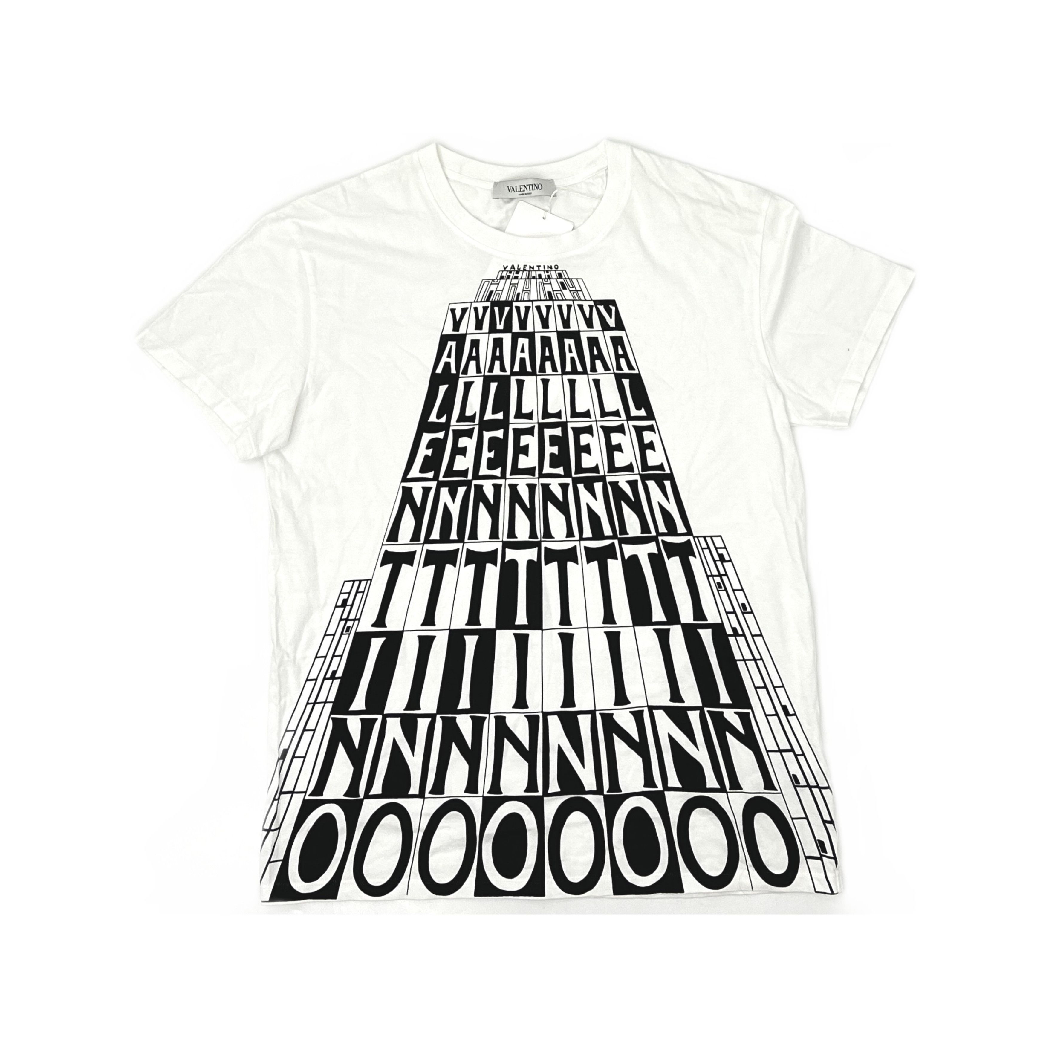 Valentino Valentino Letter Print T-Shirt Size M Size M / US 6-8 / IT 42-44 - 1 Thumbnail