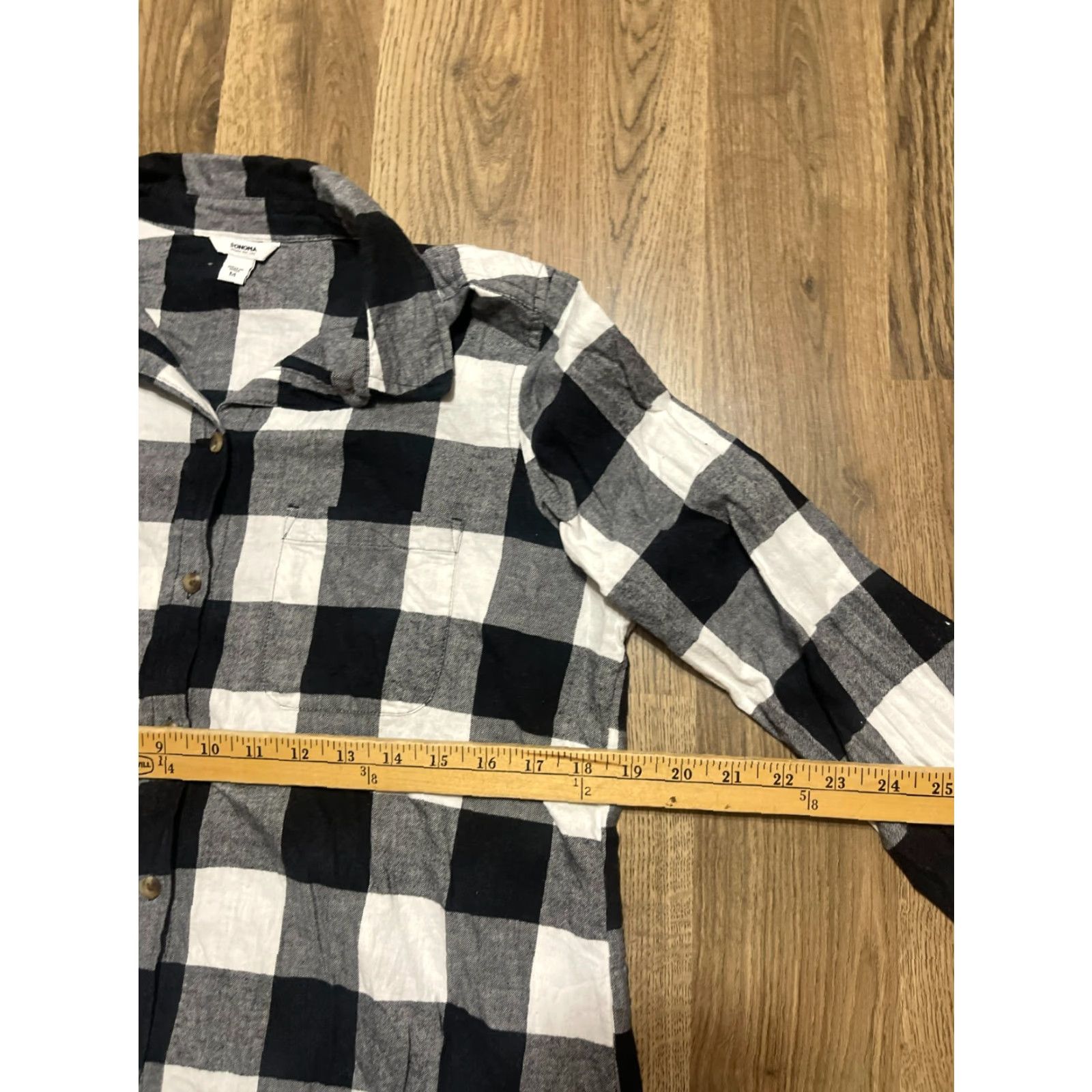 Vintage **Women's Size Medium Plaid Sonoma Shirt, Long Sleeve Button Up** User: Women's Size Medium Plaid Sonoma Shirt, Long Sleeve Button Up Size M / US 6-8 / IT 42-44 - 5 Thumbnail