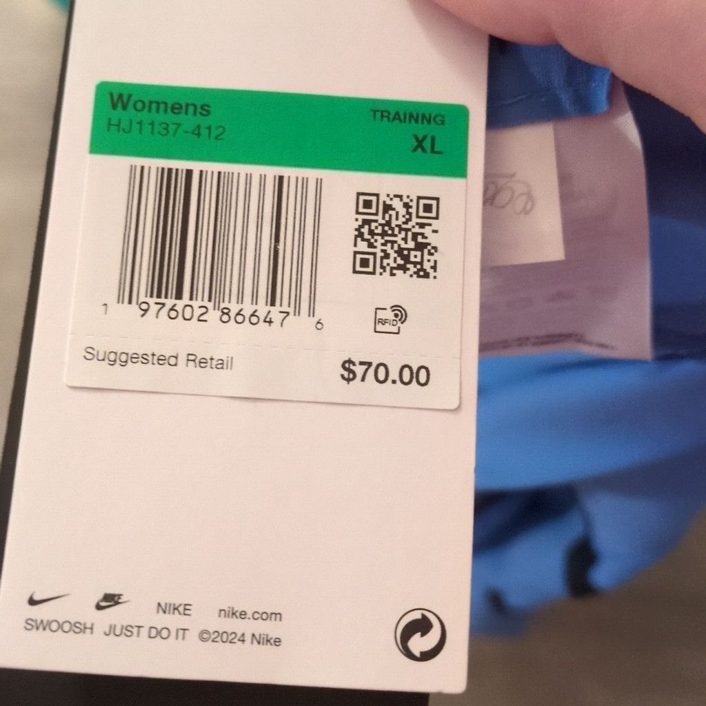 Nike Nike Women's One High-Waisted 7/8 Leggings-Blue Size XL Size 30" / US 8 / IT 44 - 6 Thumbnail