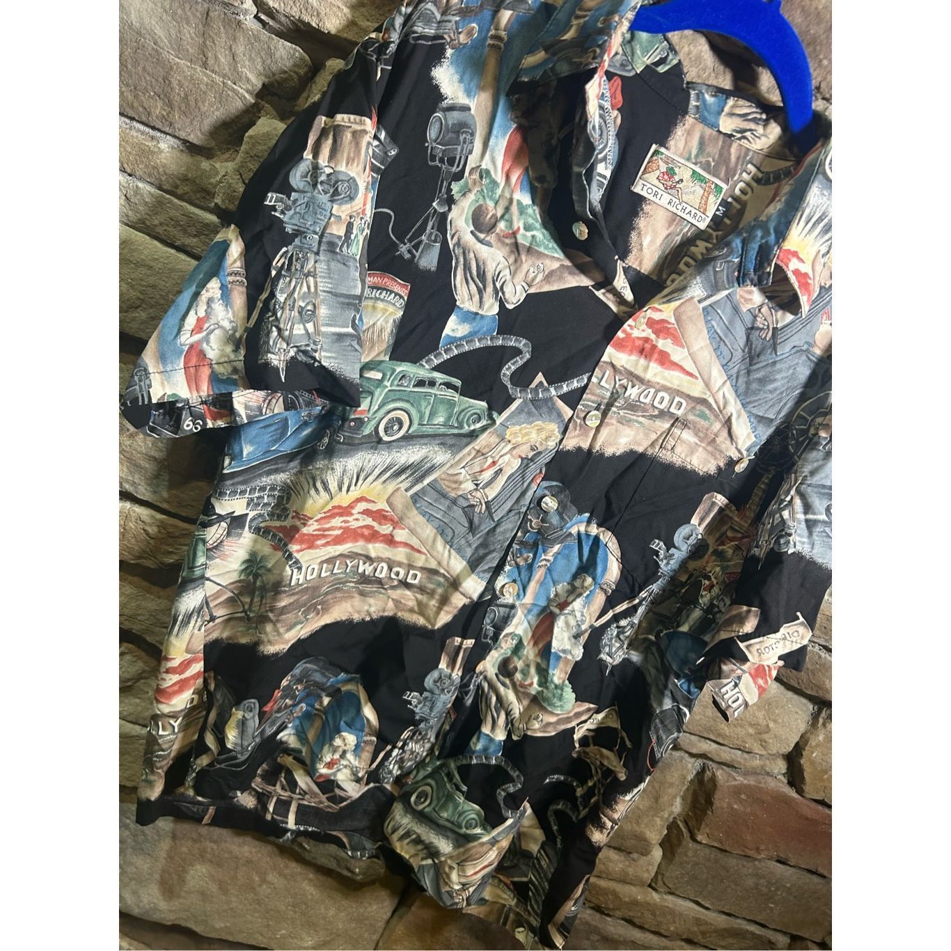 Tori Richard Tori Burch Retro Y2K Hollywood Hawaiian Shirt Polo Size US M / EU 48-50 / 2 - 3 Thumbnail