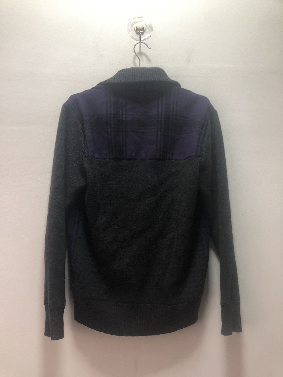 Paul Smith PAUL SMITH Cardigan Sweater Wool Plaid Size US M / EU 48-50 / 2 - 5 Thumbnail