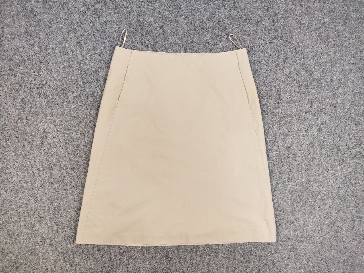 Jil Sander Vintage 90's Jil Sander Mid length skirt Beige Size 27" / US 4 / IT 40 - 6 Thumbnail