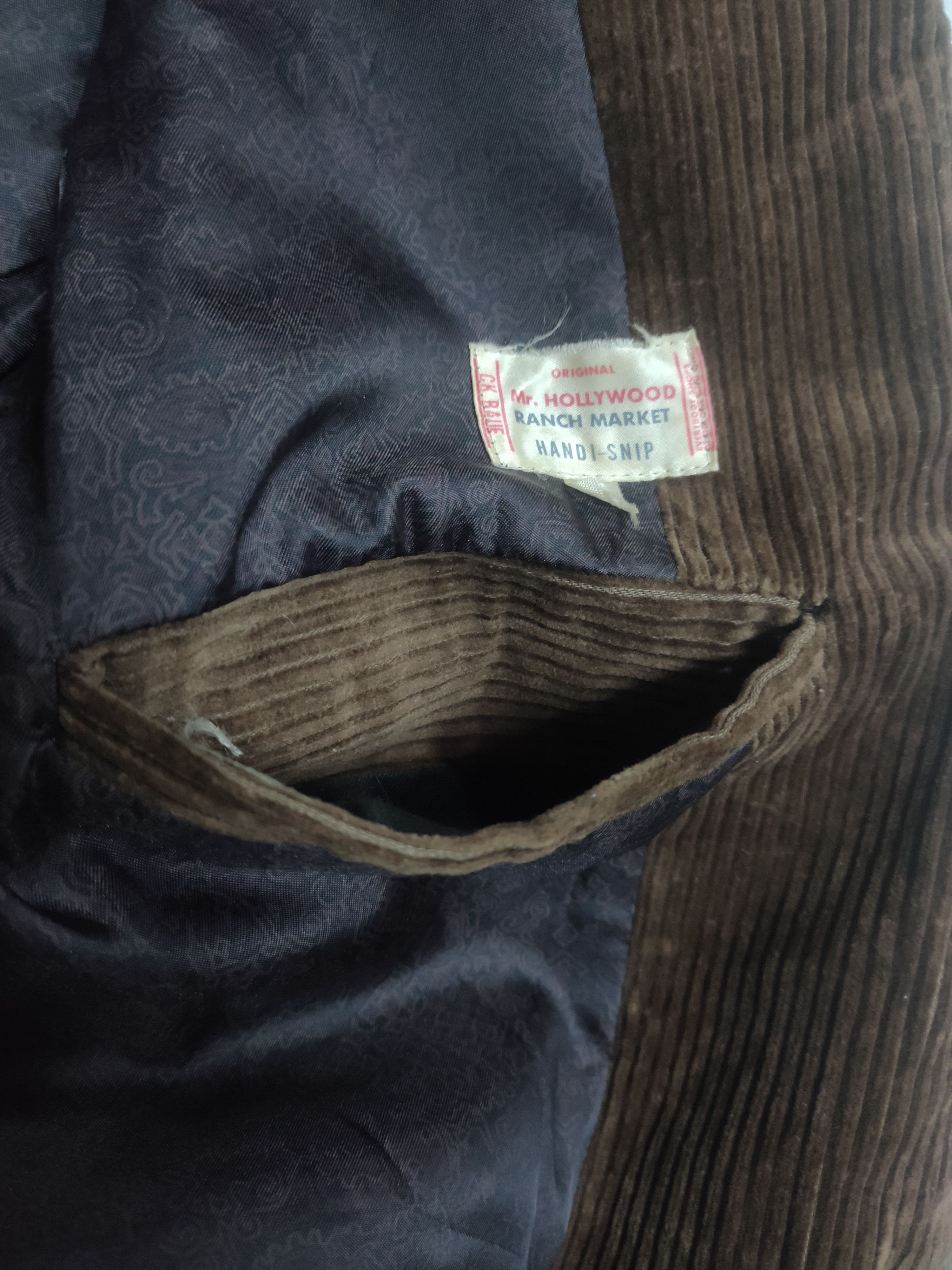 HOLLYWOOD RANCH MARKET Hollywood Ranch Market corduroy Blazer Size 36R - 4 Thumbnail