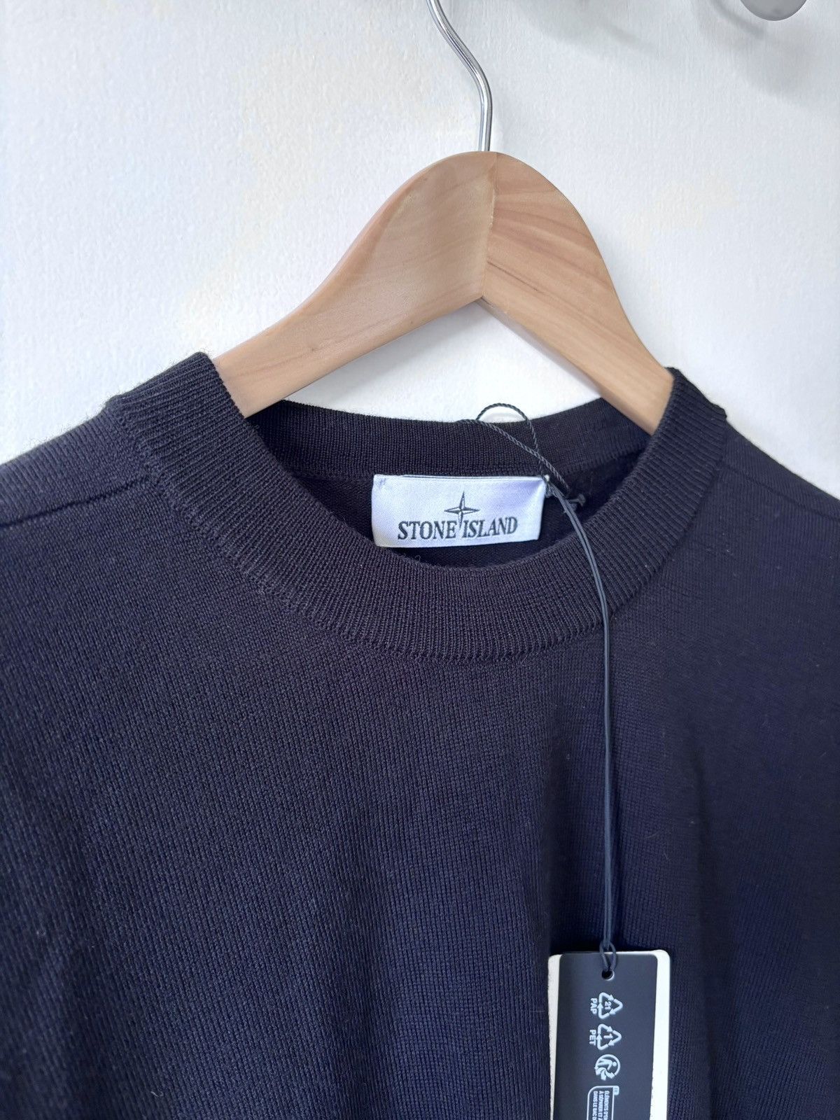 Stone Island Maglia RWS knit black NWT Size US L / EU 52-54 / 3 - 6 Thumbnail