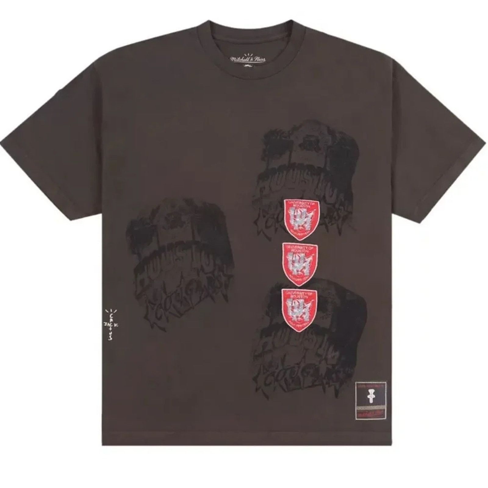 Cactus Jack Travis Scott Mitchell & Ness Uni of Houston Tee