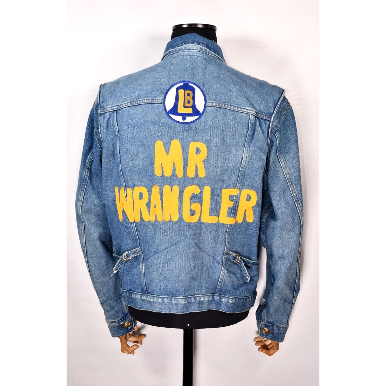 Wrangler WRANGLER MR. WRANGLER Denim Jacket Worn Indigo L Wrangler X Leon Bridges - Jacket, Men, Size L, Blue, Casual, Regular Fit Size US L / EU 52-54 / 3 - 2 Thumbnail