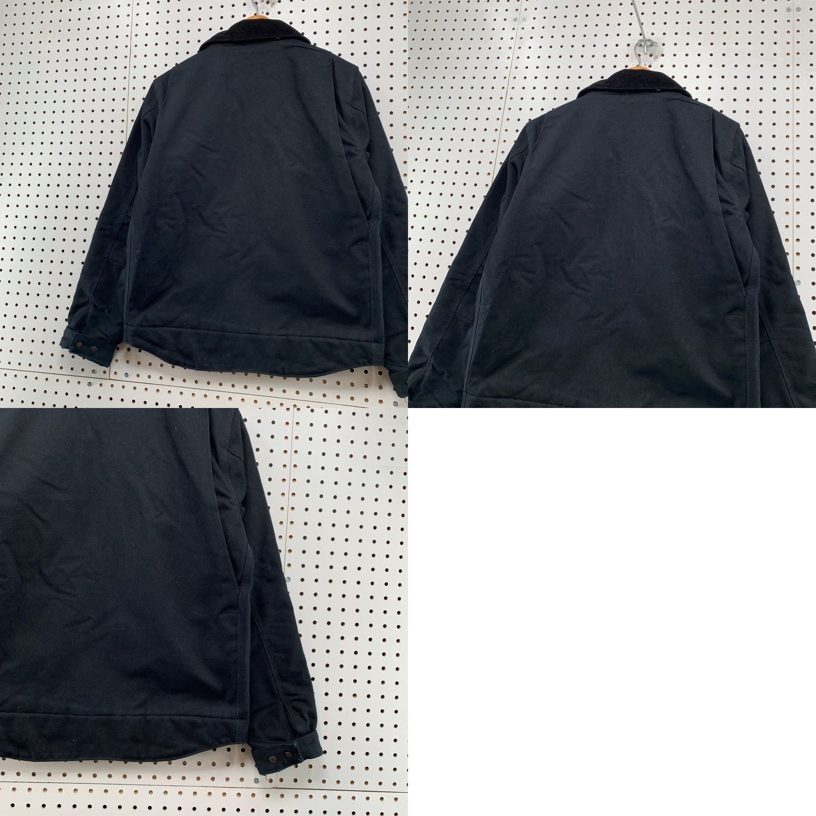 Carhartt Carhartt Detroit Canvas Jacket Mens Small Black Flannel Lined Workwear Size US S / EU 44-46 / 1 - 11 Thumbnail