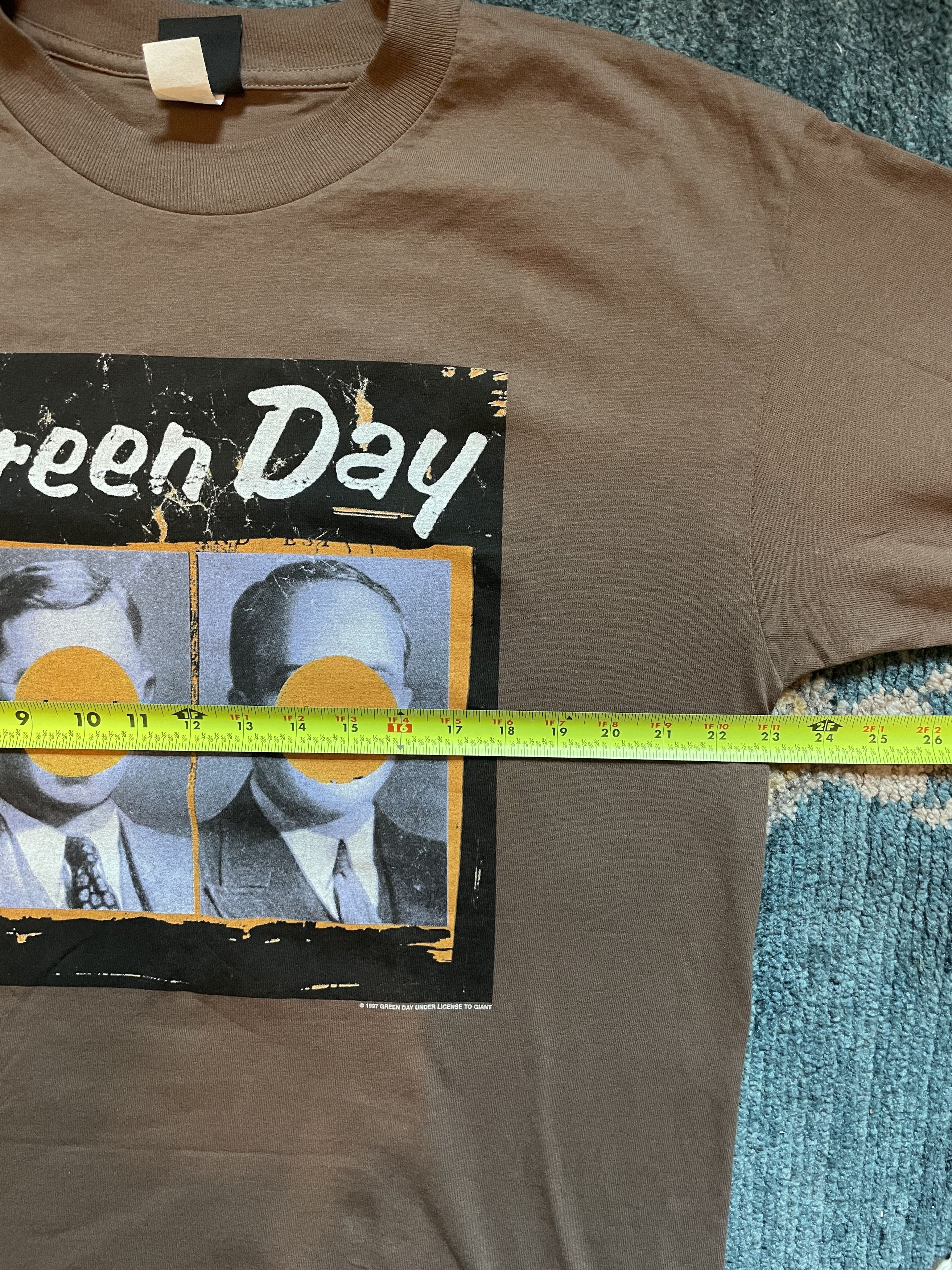 Giant Green Day Nimrod Tour Shirt Size US L / EU 52-54 / 3 - 7 Thumbnail