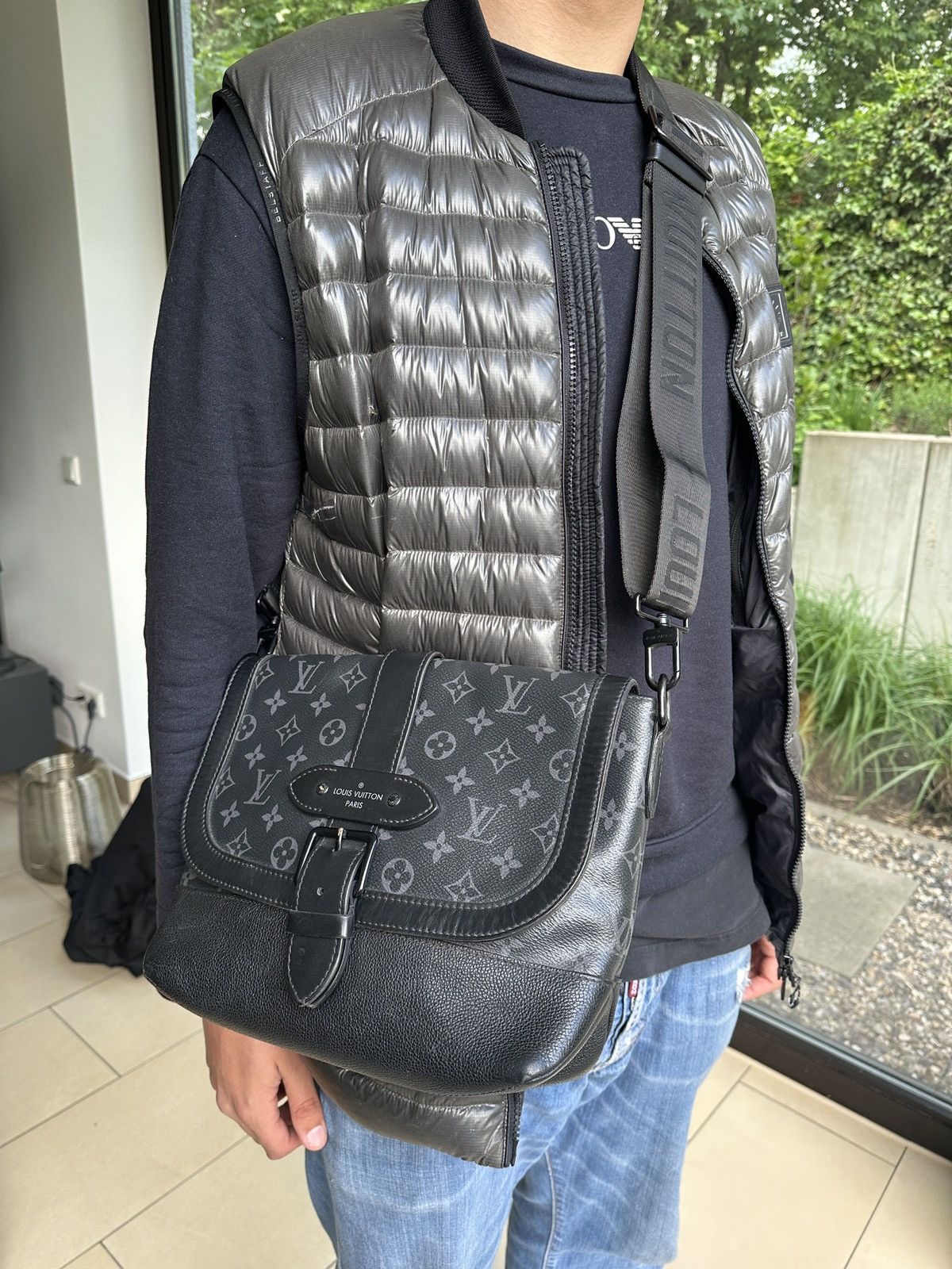 Louis Vuitton Louis Vuitton Messenger Shoulder Bag Saumur Eclipse Size ONE SIZE - 2 Thumbnail