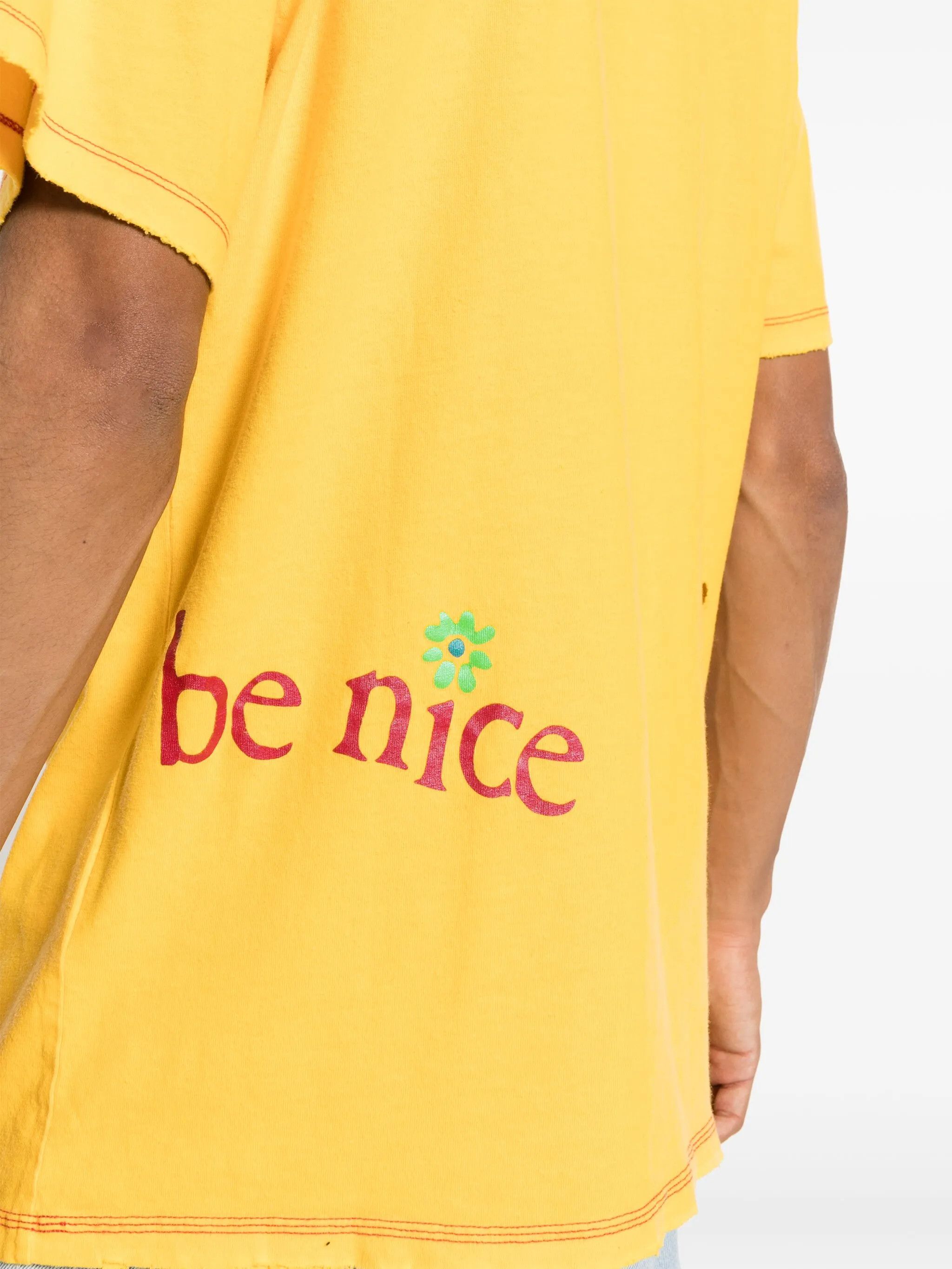 ERL o1y0125 T-Shirt in Yellow Size US XL / EU 56 / 4 - 4 Thumbnail