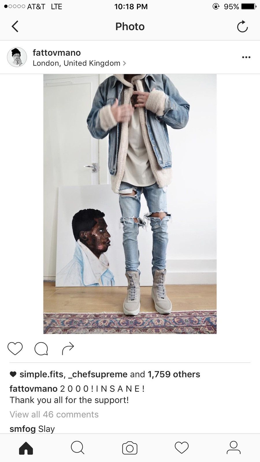 Fear of God Fear Of God High Top Military Sneakers Fourth Collection Size US 6 / EU 39 - 9 Thumbnail