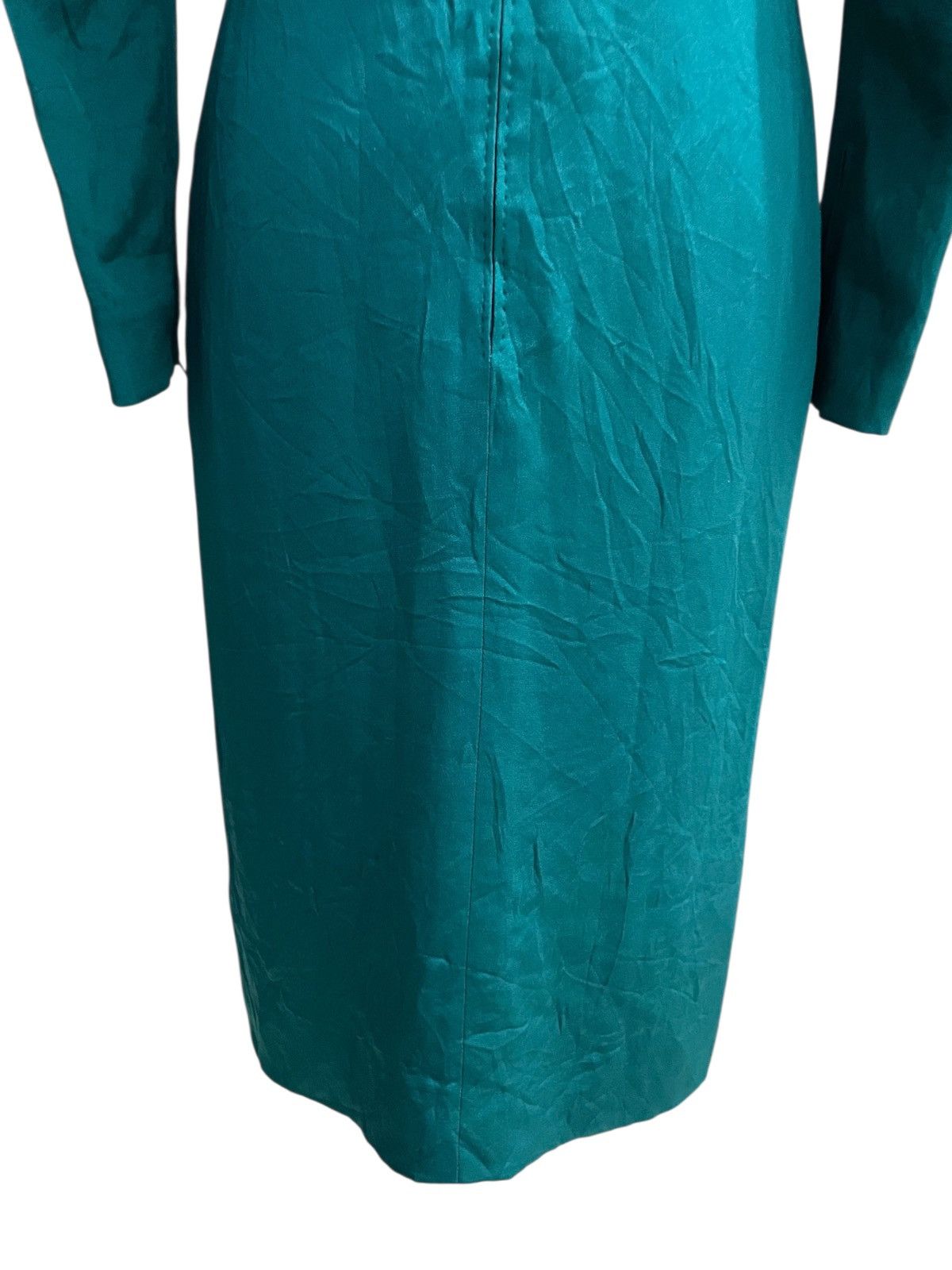 Givenchy ARCHIVAL GIVENCHY Nouvelle Boutique 100% Silk Midi Dress Size M / US 6-8 / IT 42-44 - 6 Thumbnail